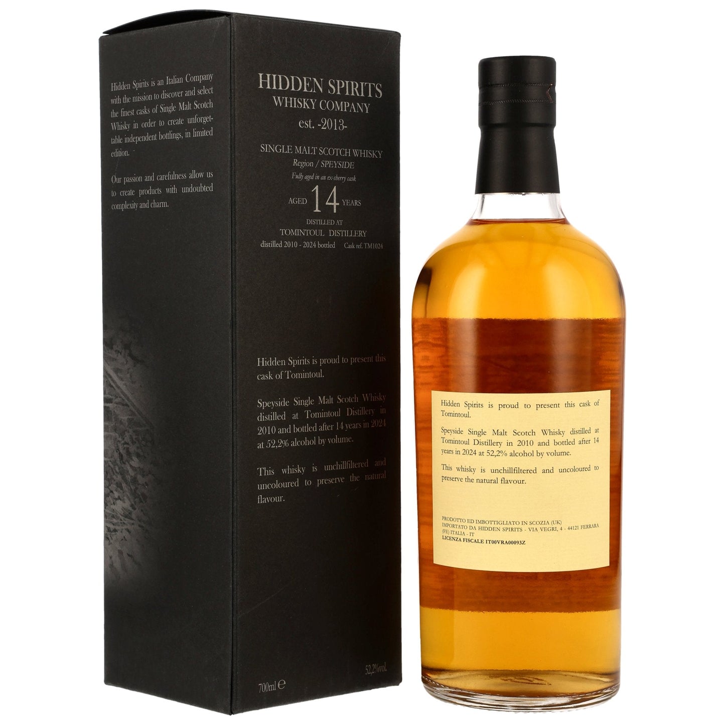 Tomintoul 14 2010/2024 - Hidden Spirits - Ex-Sherry Cask #TM1024