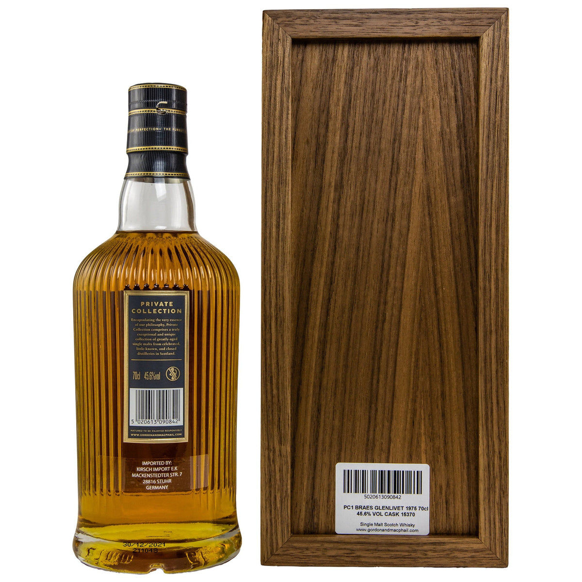Braes of Glenlivet (Braeval) 46 1975/2021 - Gordon & MacPhail Private Collection - Refill American Hogshead #15370
