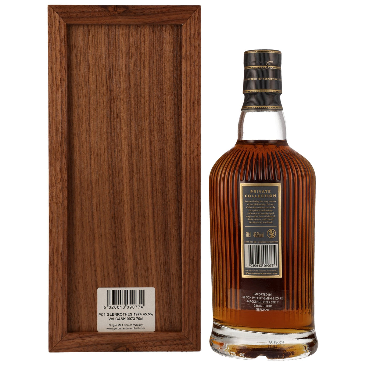 Glenrothes 47 1974/2021 - Gordon & MacPhail Private Collection - Refill Sherry Hogshead #9973