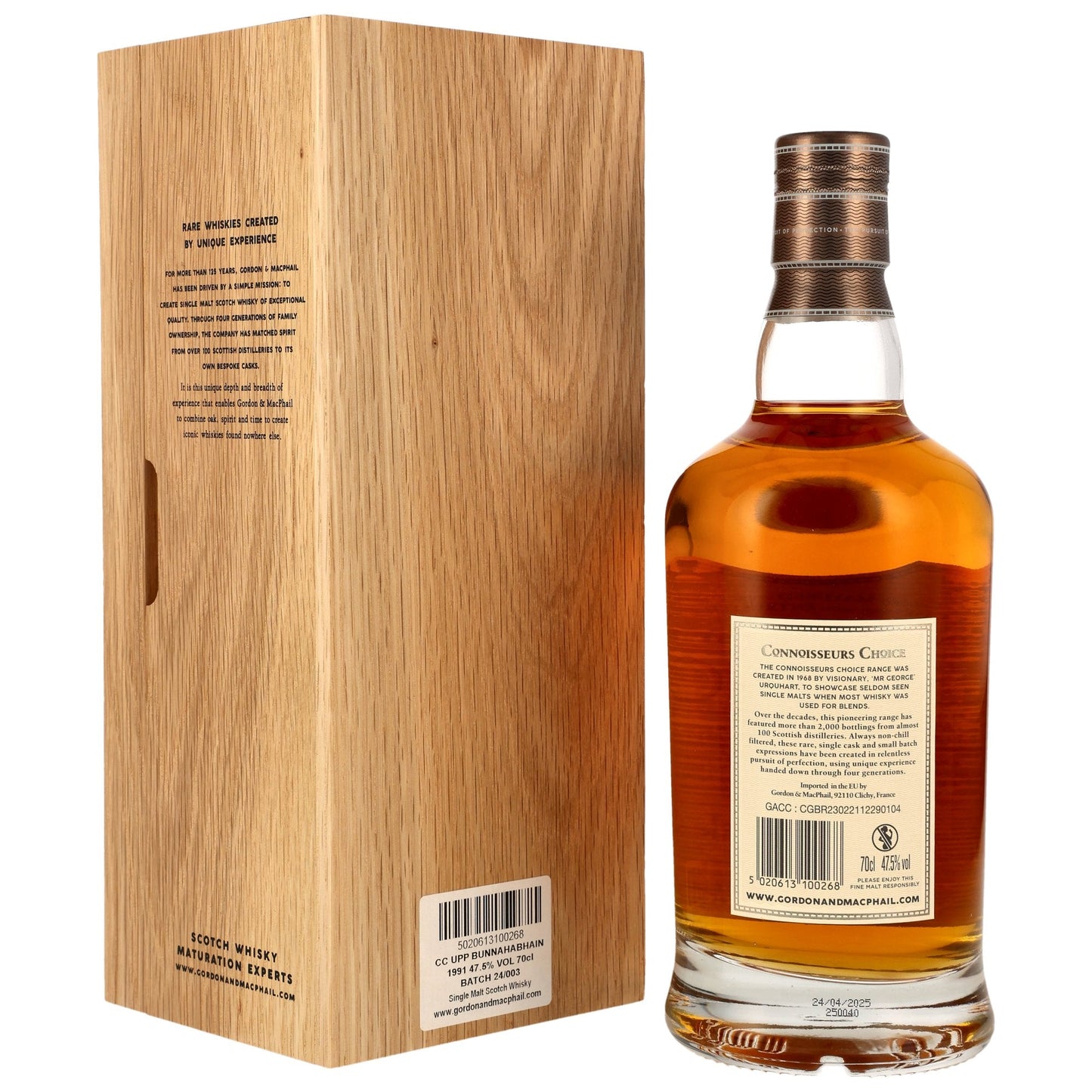 Bunnahabhain 33 1991/2025 - Gordon & MacPhail Connoisseurs Choice - Refill American Hoghshead #5512