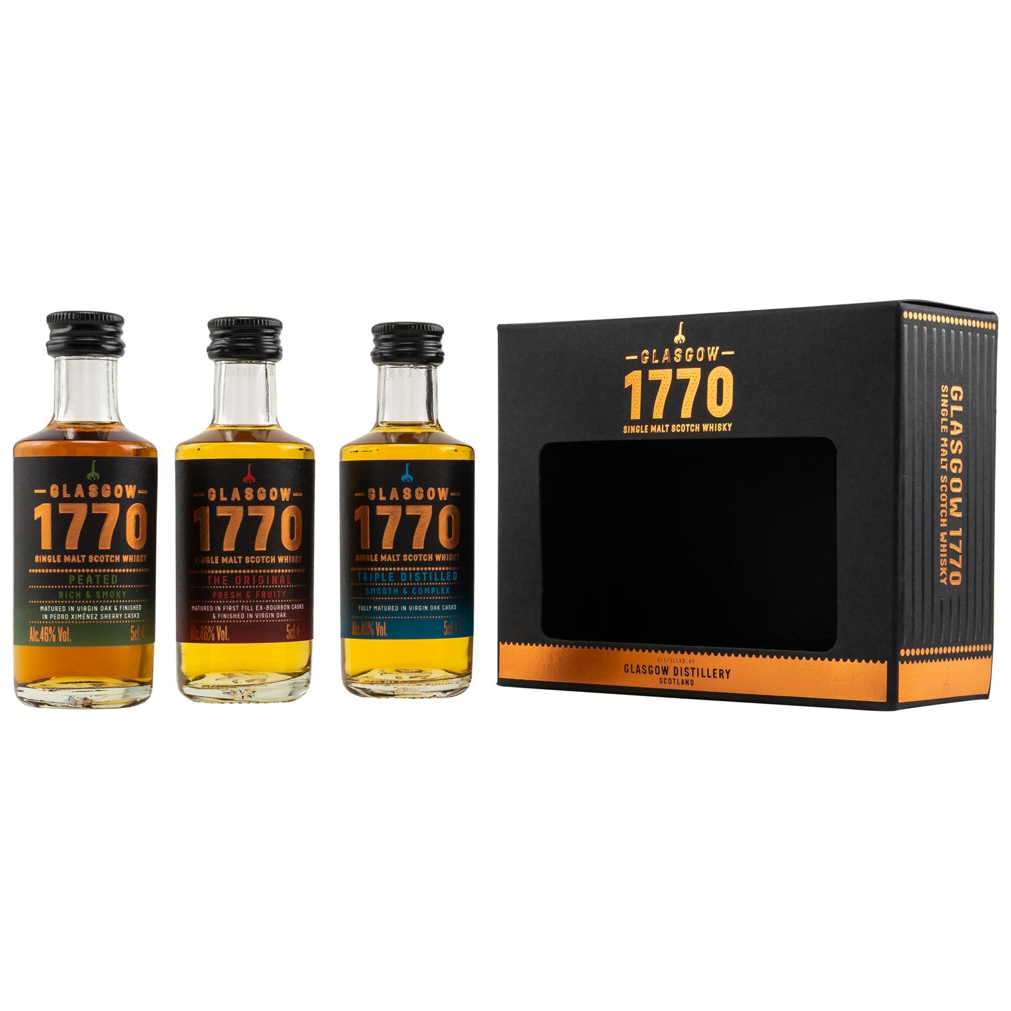 Glasgow 1770 Collection 3 x 5 cl (Miniaturen)