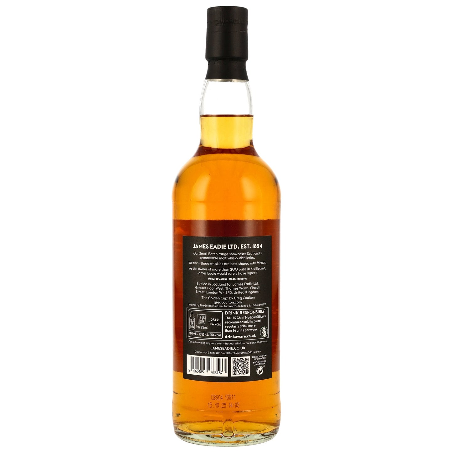 Dalmunach 9 2016/2025 - James Eadie - PX Sherry Hogsheads