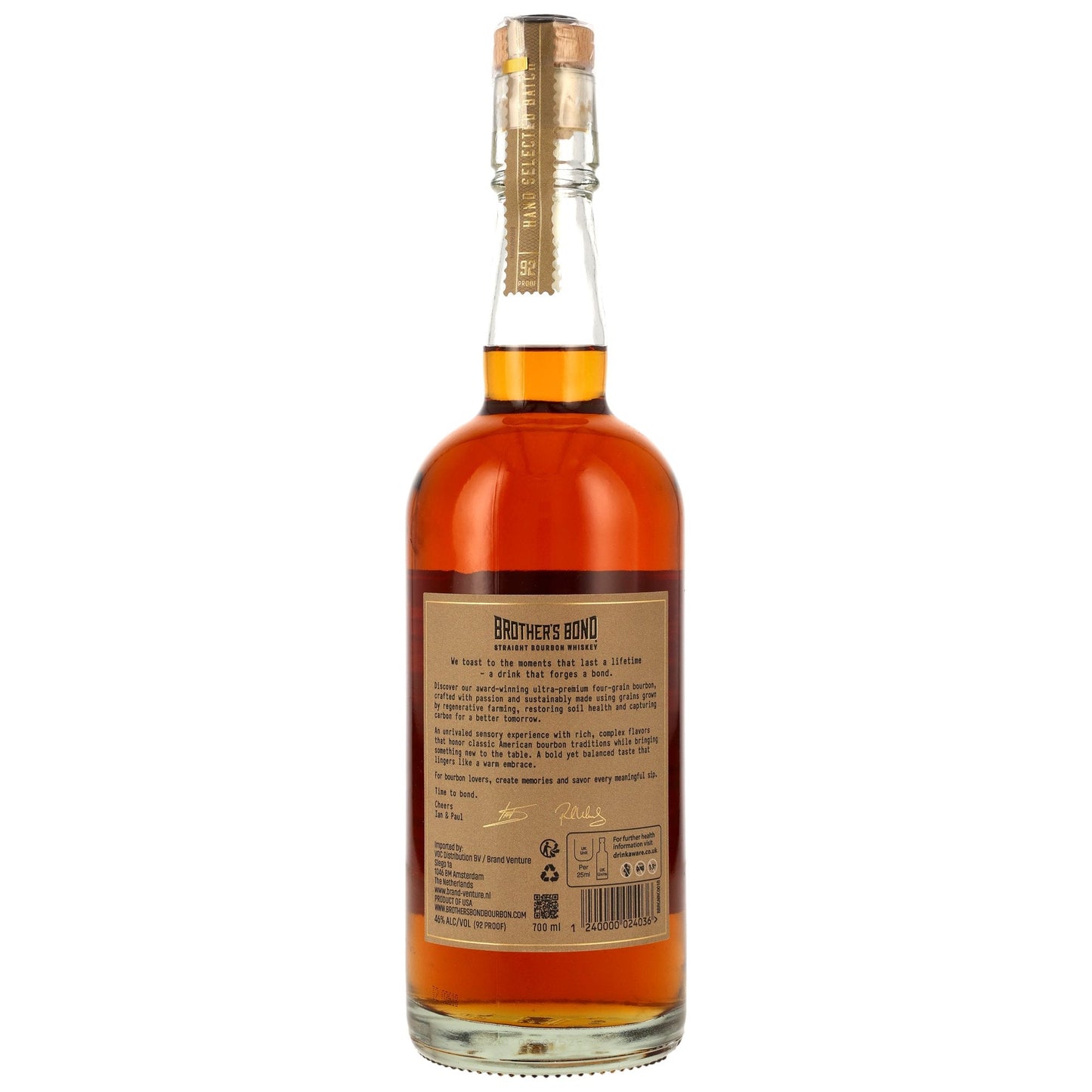 Brothers Bond Straight Bourbon - Regenerative Grain