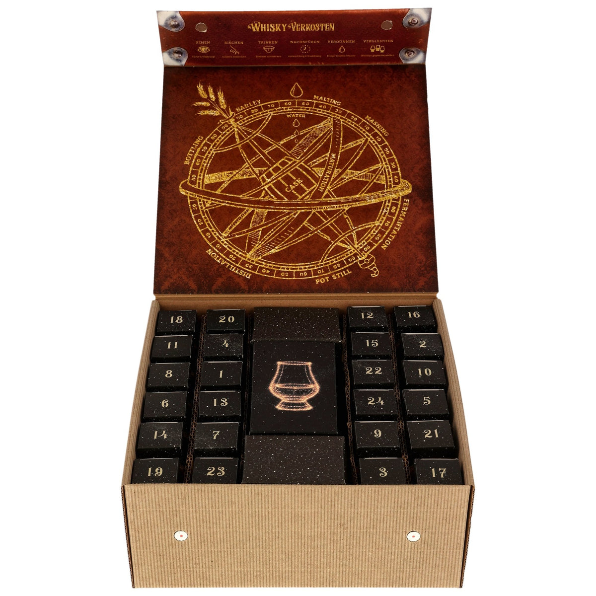 Whisky Adventskalender - Weltreise / Whisky Wonder World 2026 - 24 x 20 ml