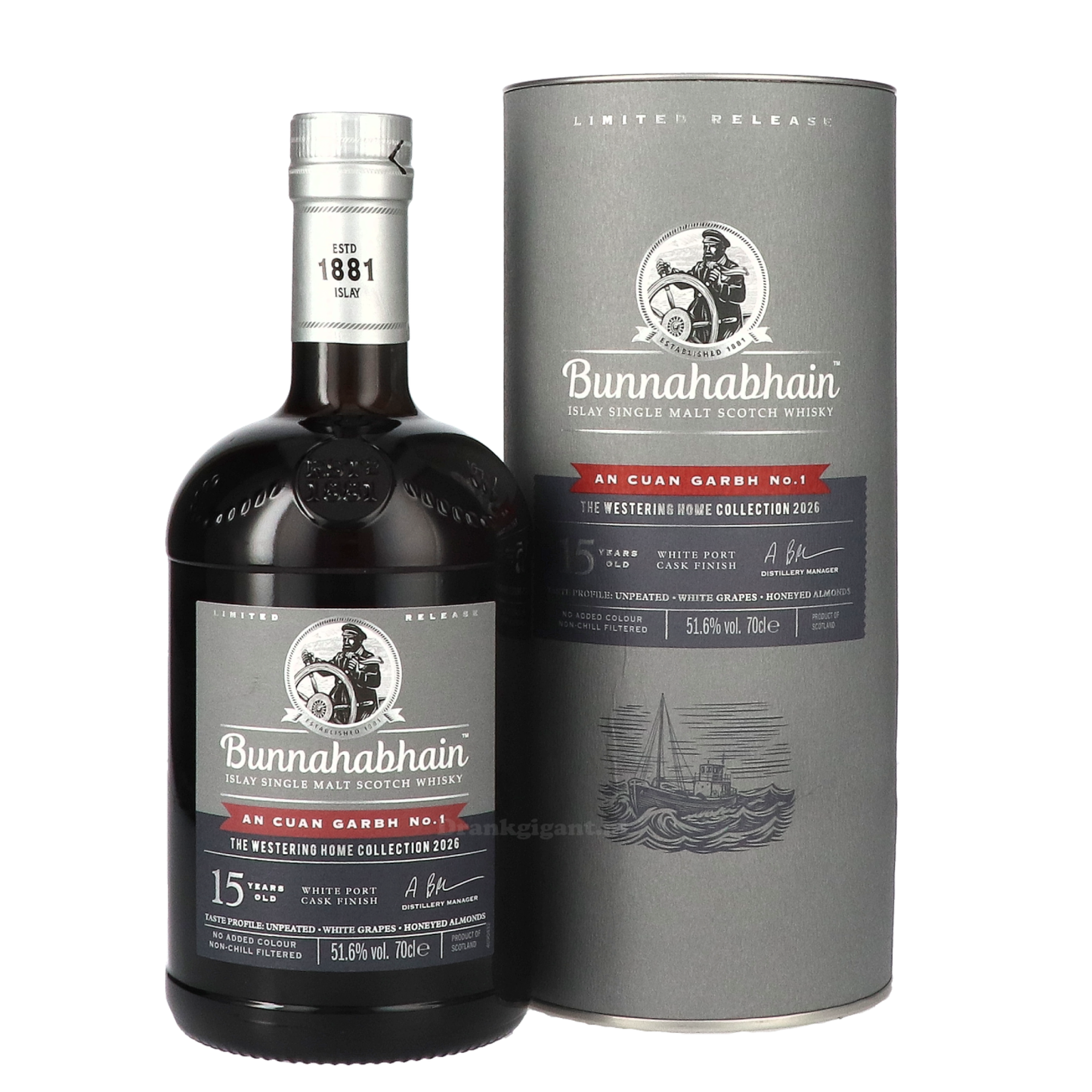 Bunnahabhain 15 - An Cuan Garbh No.1 - White Port Finish