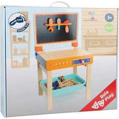small foot Werkbank mit Maltisch und Bastelltisch ab 3 Jahren