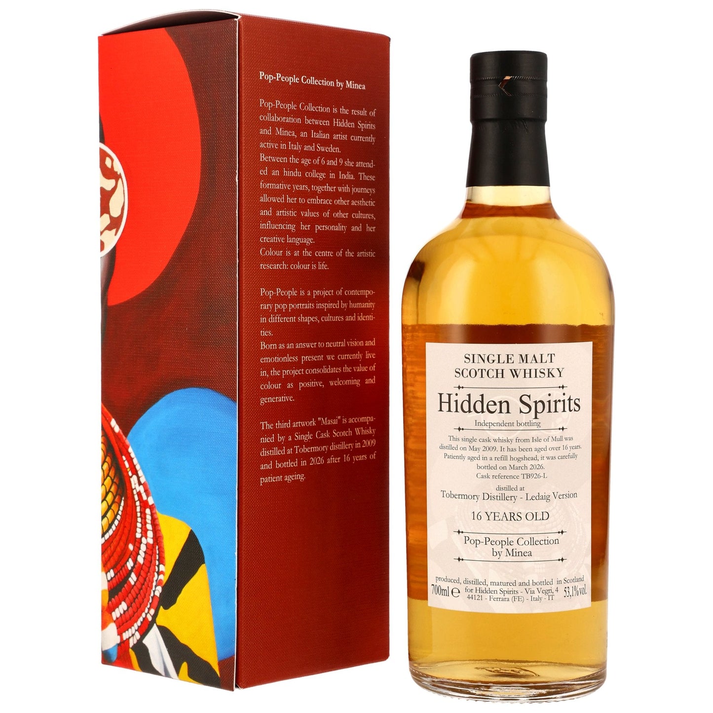 Ledaig (Tobermory) 16 2009/2026 - Hidden Spirits - Refill Hogshead #TB926-L