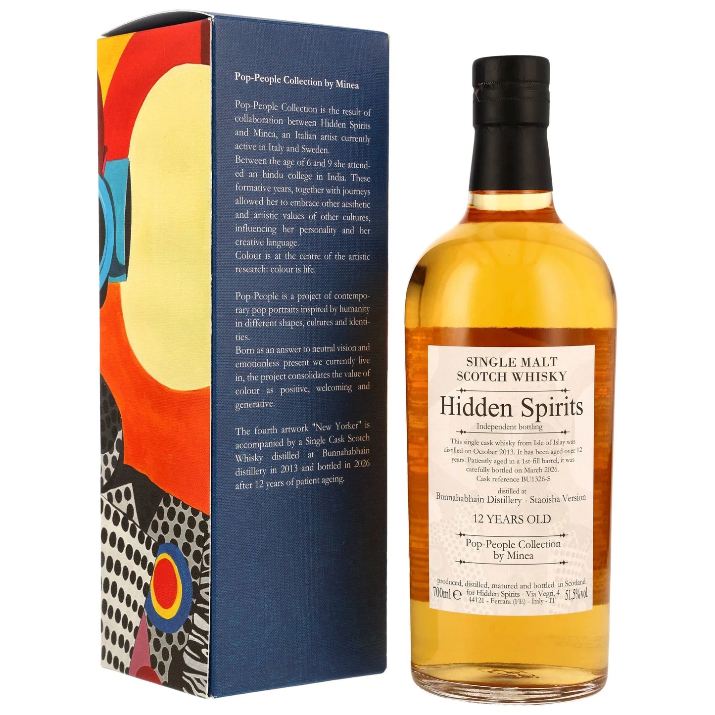 Staoisha (Bunnahabhain) 12 2013/2026 - Hidden Spirits - 1st Fill Barrel #BU1326-S