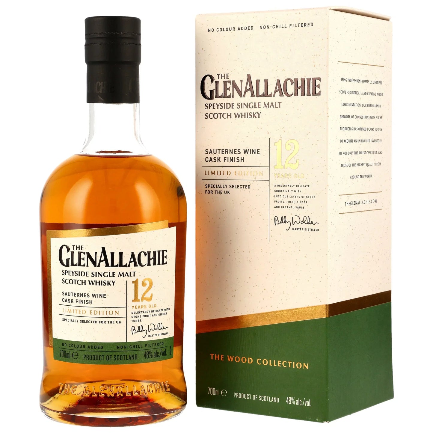 GlenAllachie 12 - Sauternes Wood Finish