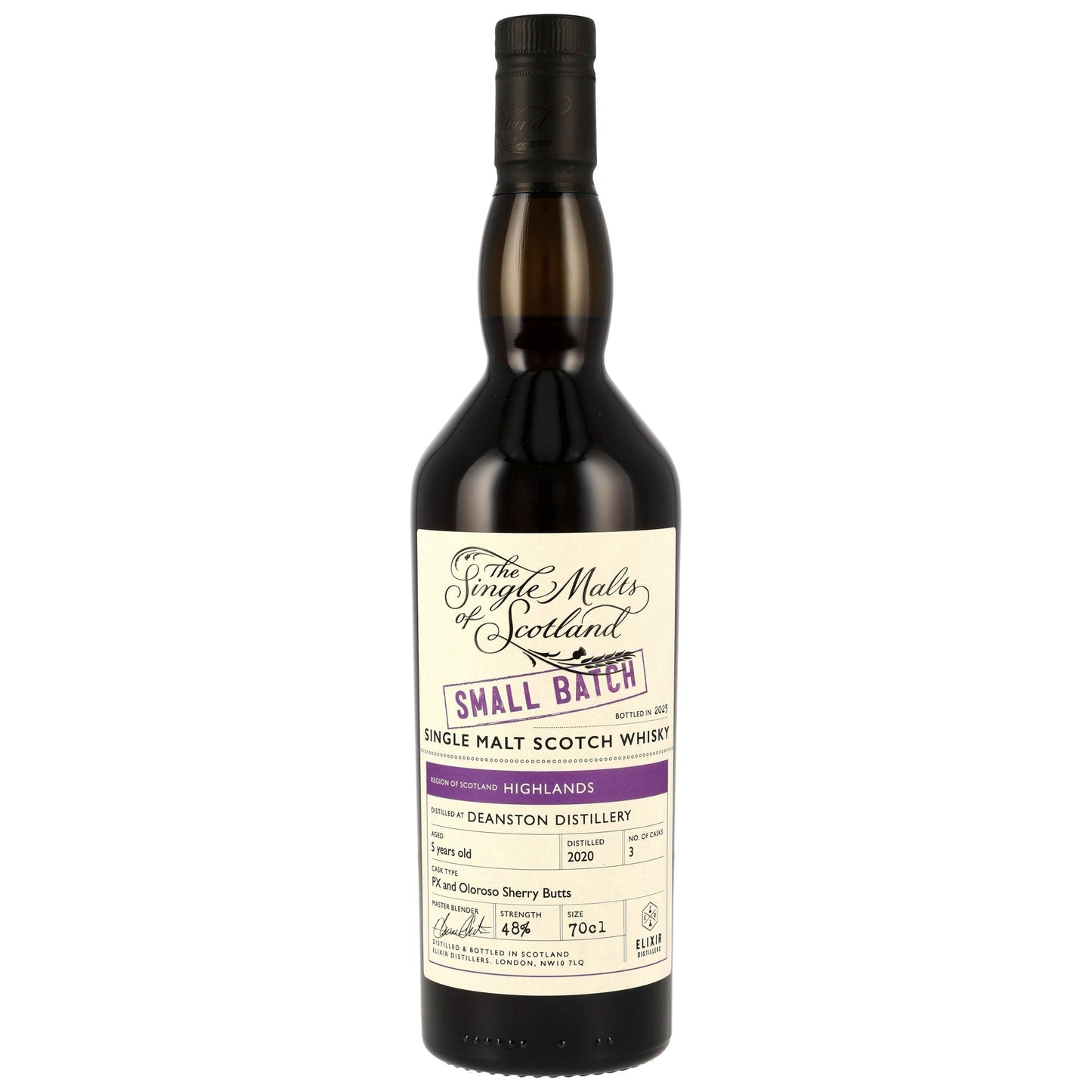 Deanston 5 2020/2025 - Small Batch (SMoS) - PX & Oloroso Sherry Butts