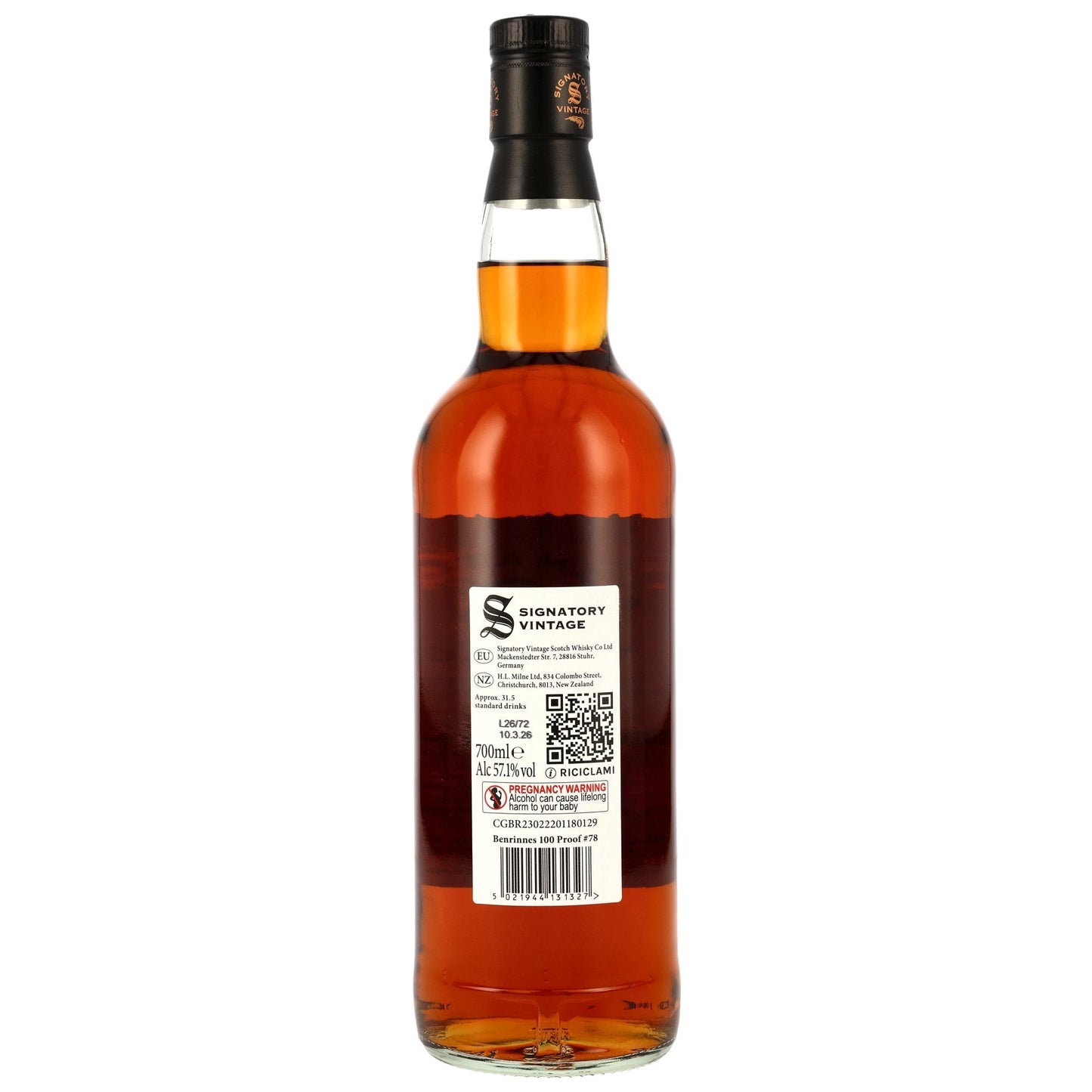 Benrinnes 13 2012/2026 - Signatory Vintage - 100 PROOF #78
