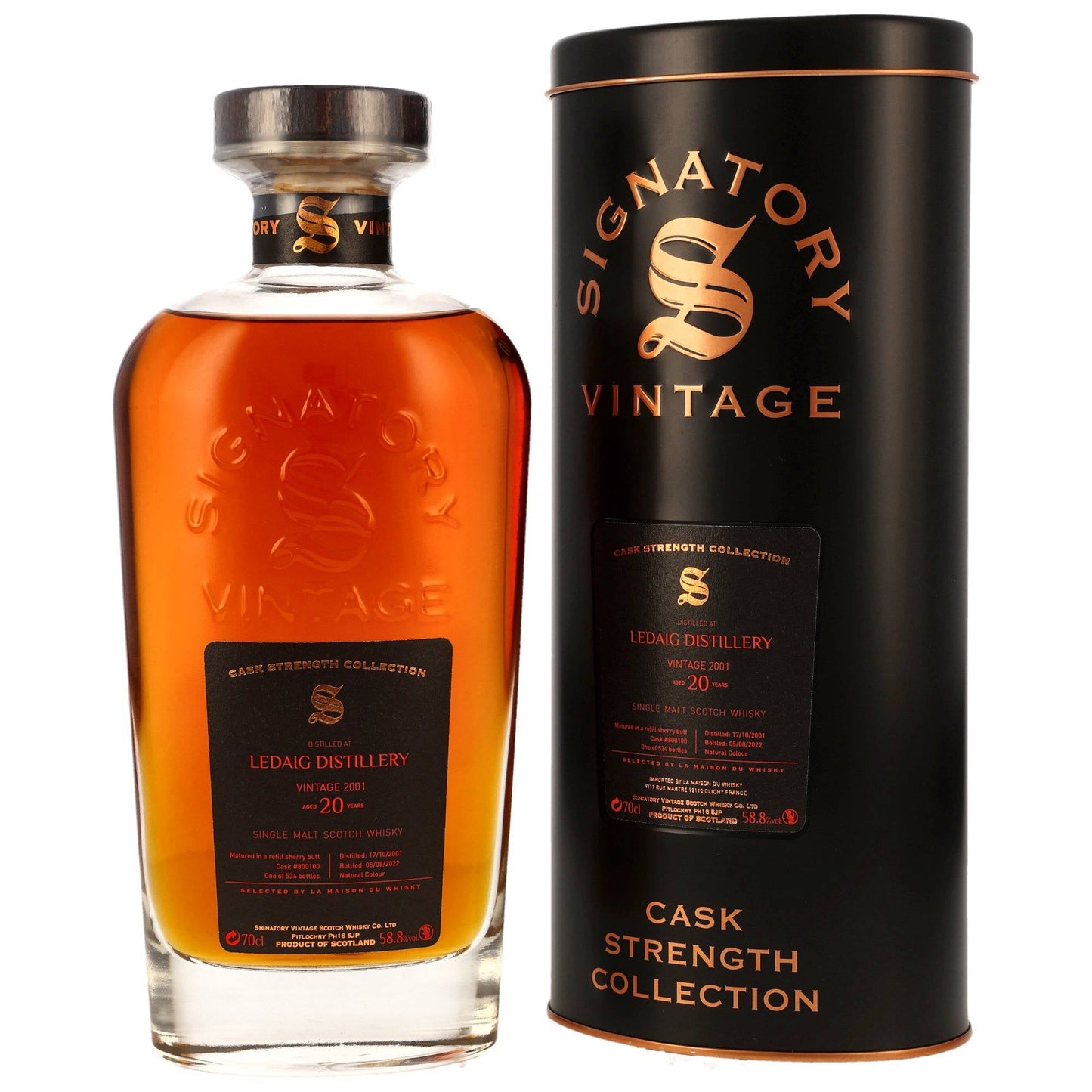 Ledaig 20 2001/2022 - Signatory Vintage - Refill Sherry Butt #800100