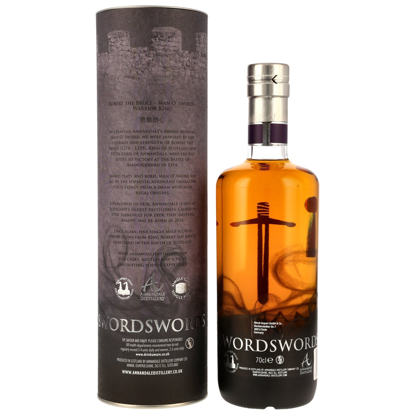 Annandale 10 - Man O' Words Germany exclusive - Fresh Bourbon Cask #626