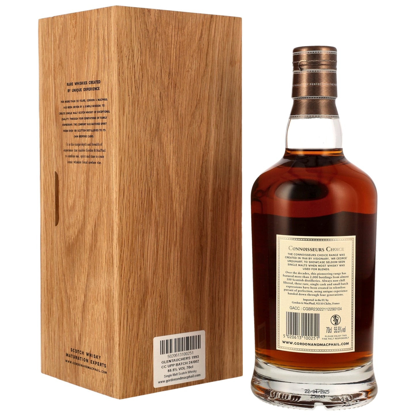 Glentauchers 31 1993/2025- Gordon & MacPhail Connoisseurs Choice - 1st Fill Sherry Puncheon #2634