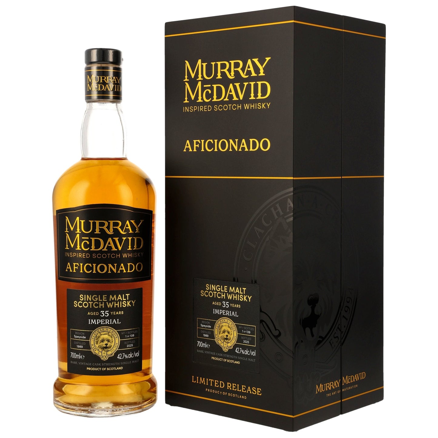 Imperial 35 1989/2025 - Aficionado Murray McDavid - Bourbon Barrel #182