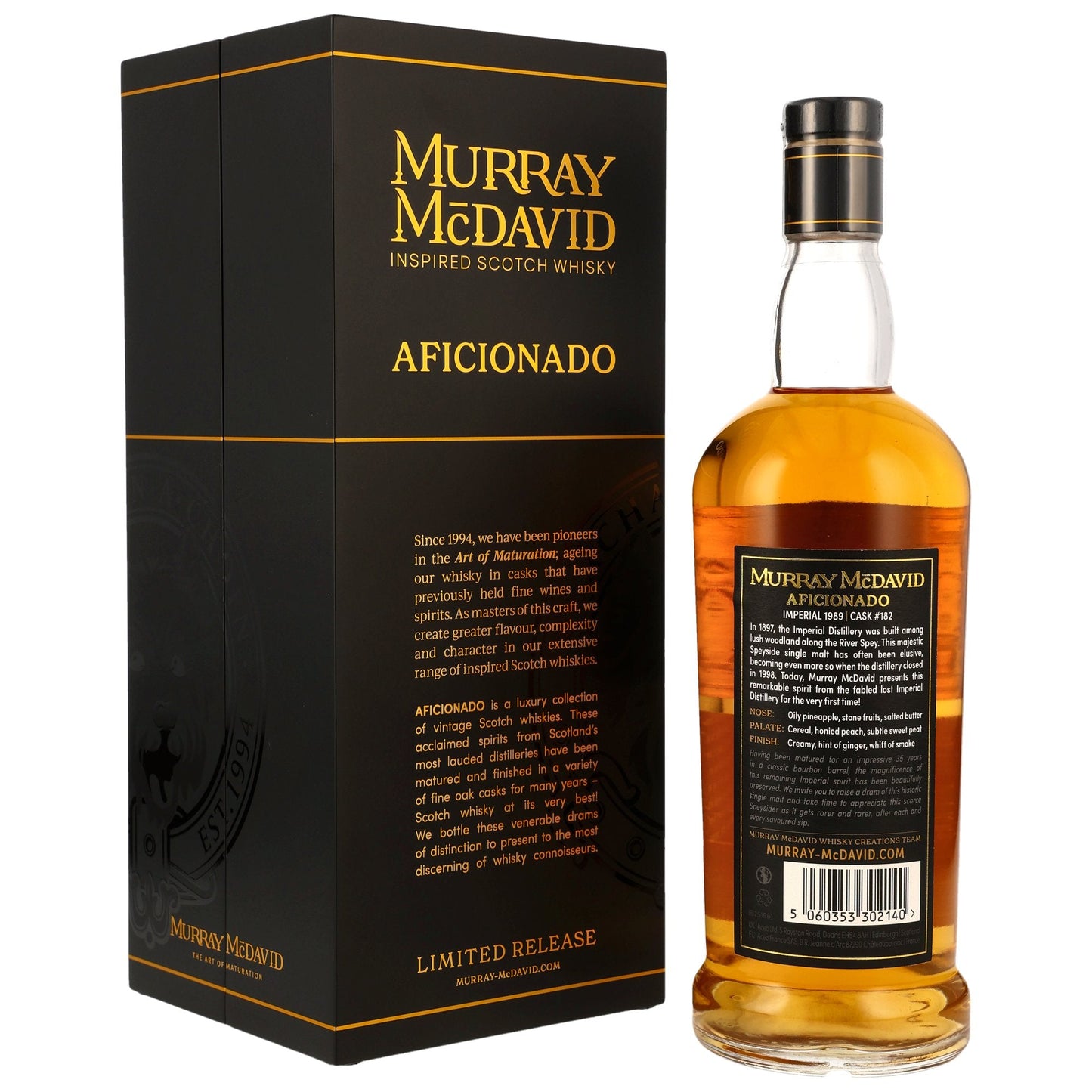 Imperial 35 1989/2025 - Aficionado Murray McDavid - Bourbon Barrel #182