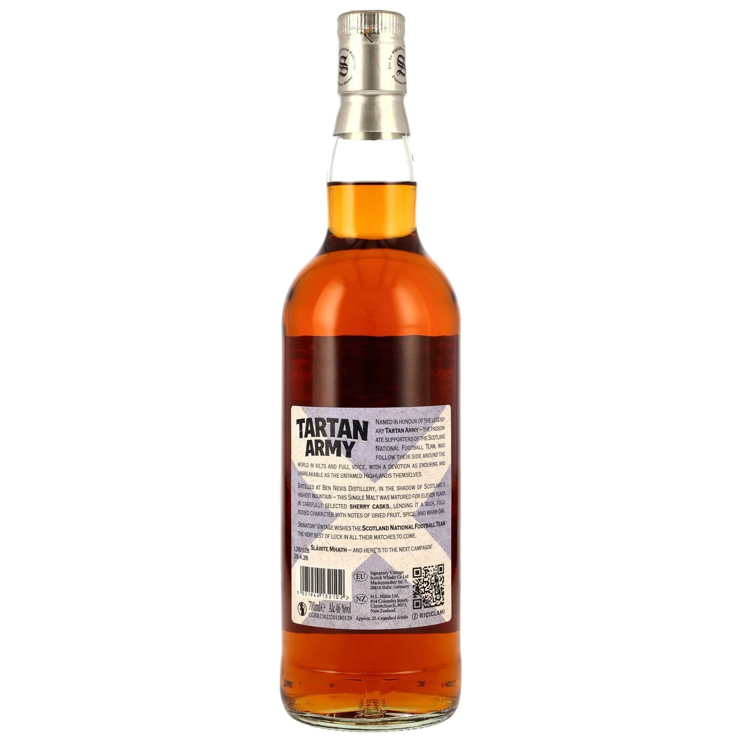 Ben Nevis 11 - Signatory Vintage - Tartan Army