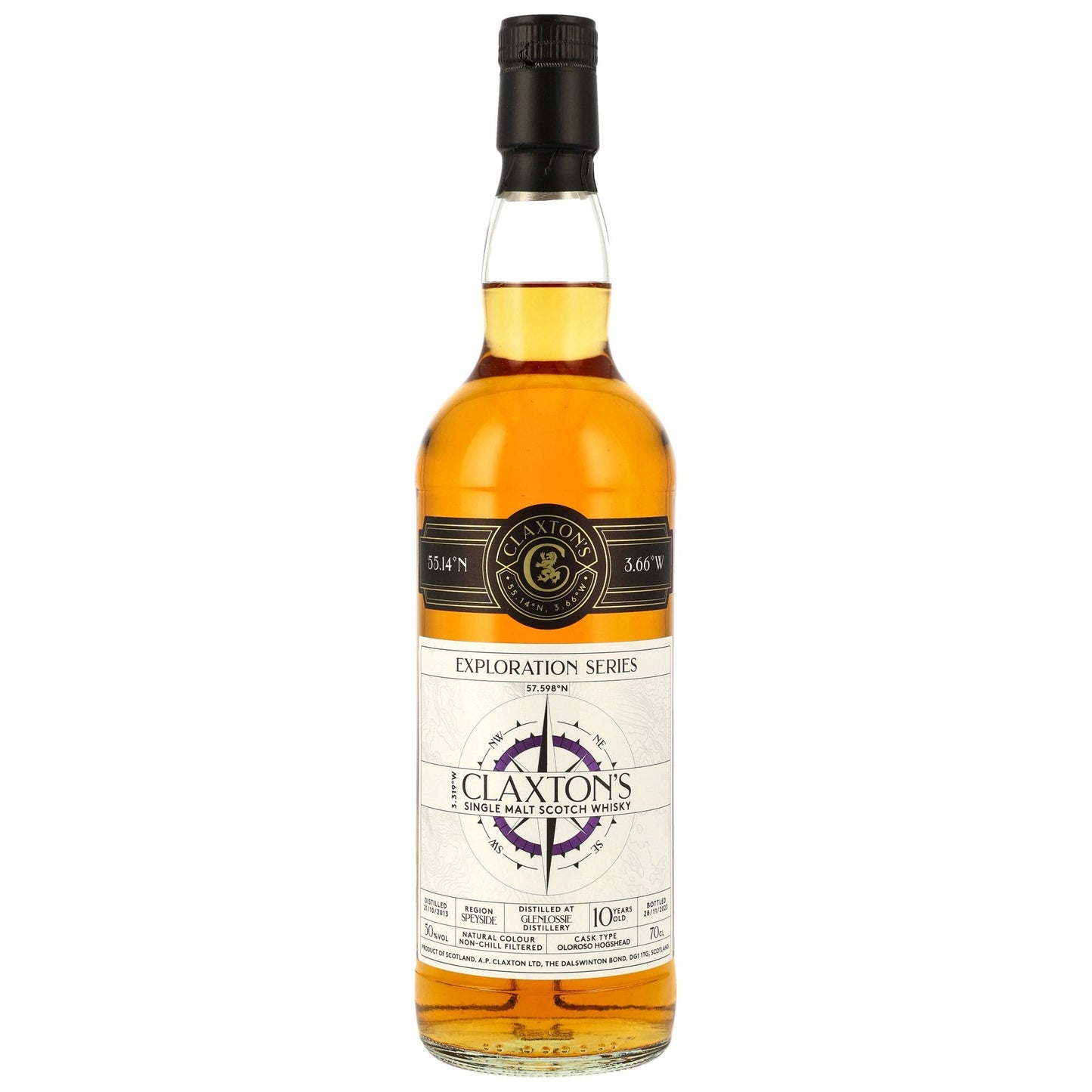 Glenlossie 10 2013/2023  - Claxtons - Oloroso Sherry Cask