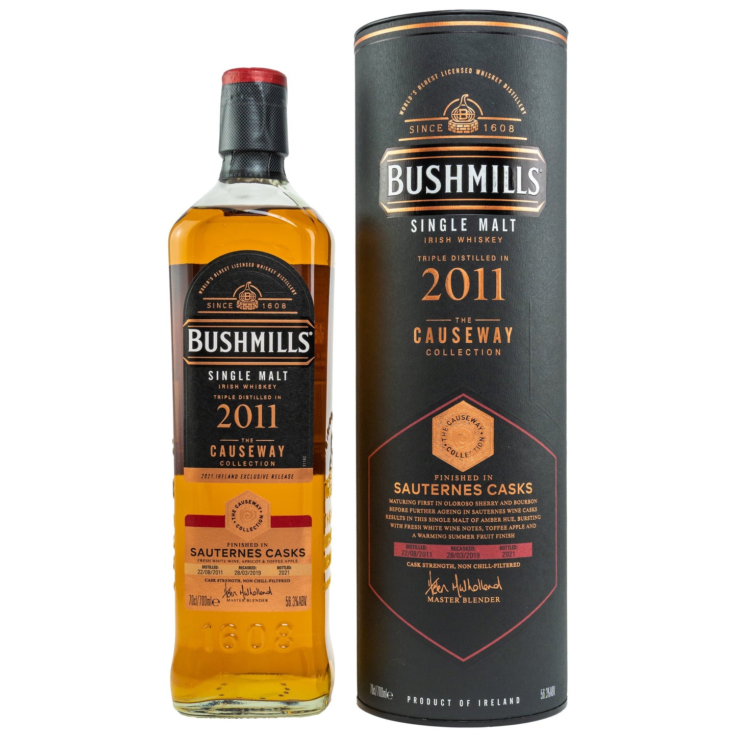 Bushmills 9 2011/2021 - The Causeway Collection - Sauternes Cask