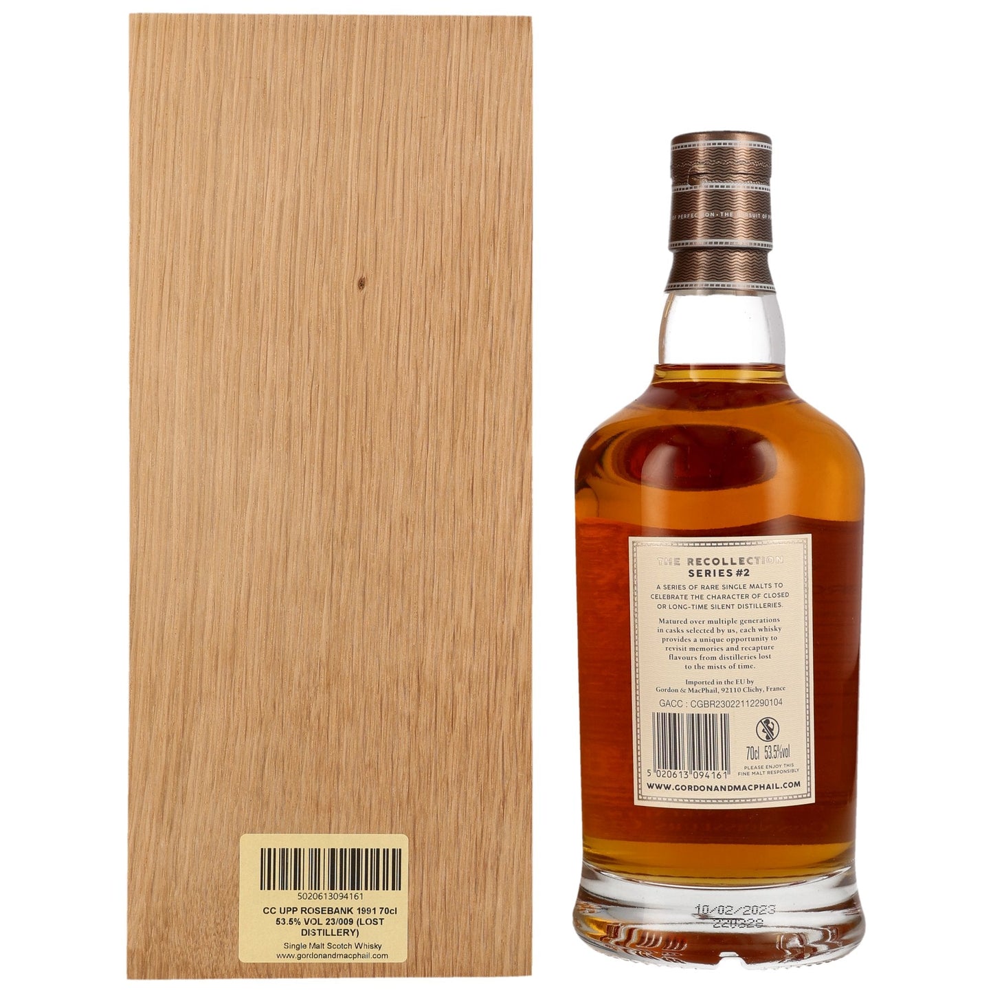 Rosebank 31 1991/2023 - Gordon & MacPhail Connoisseurs Choice - First Fill Bourbon Barrel #2122