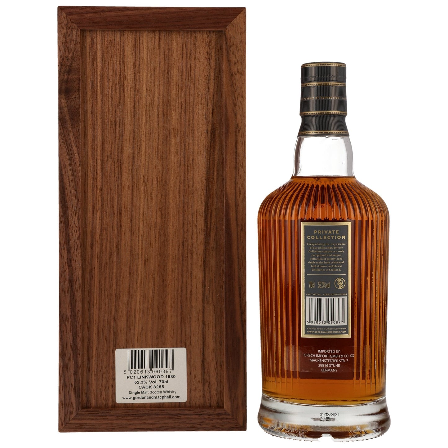 Linkwood 41 1980/2021 - Gordon & MacPhail Private Collection - Refill American Hogshead #8255