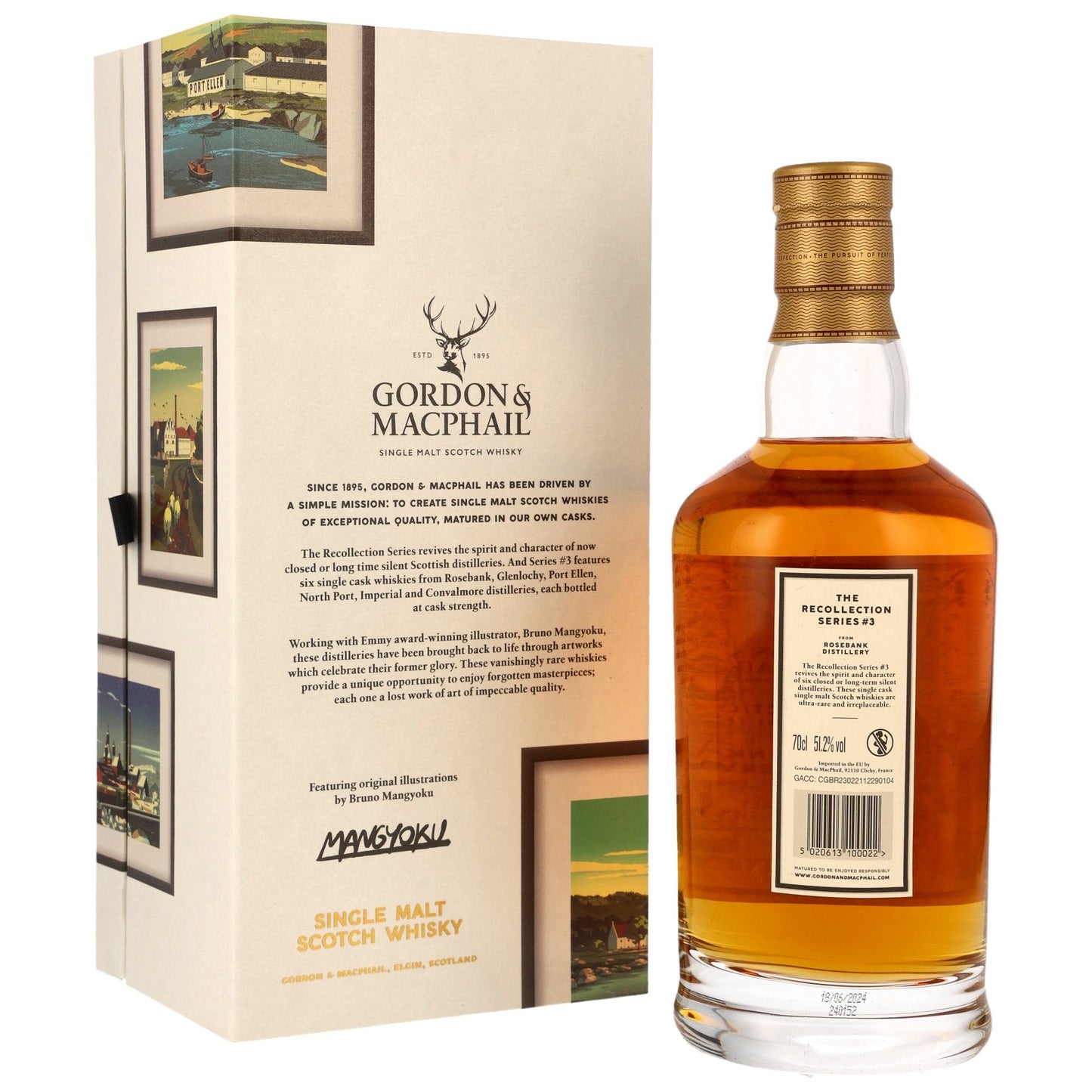 Rosebank 32 1991/2024 - Gordon & MacPhail - The Recollection Series #3 - First Fill Bourbon Cask #2114