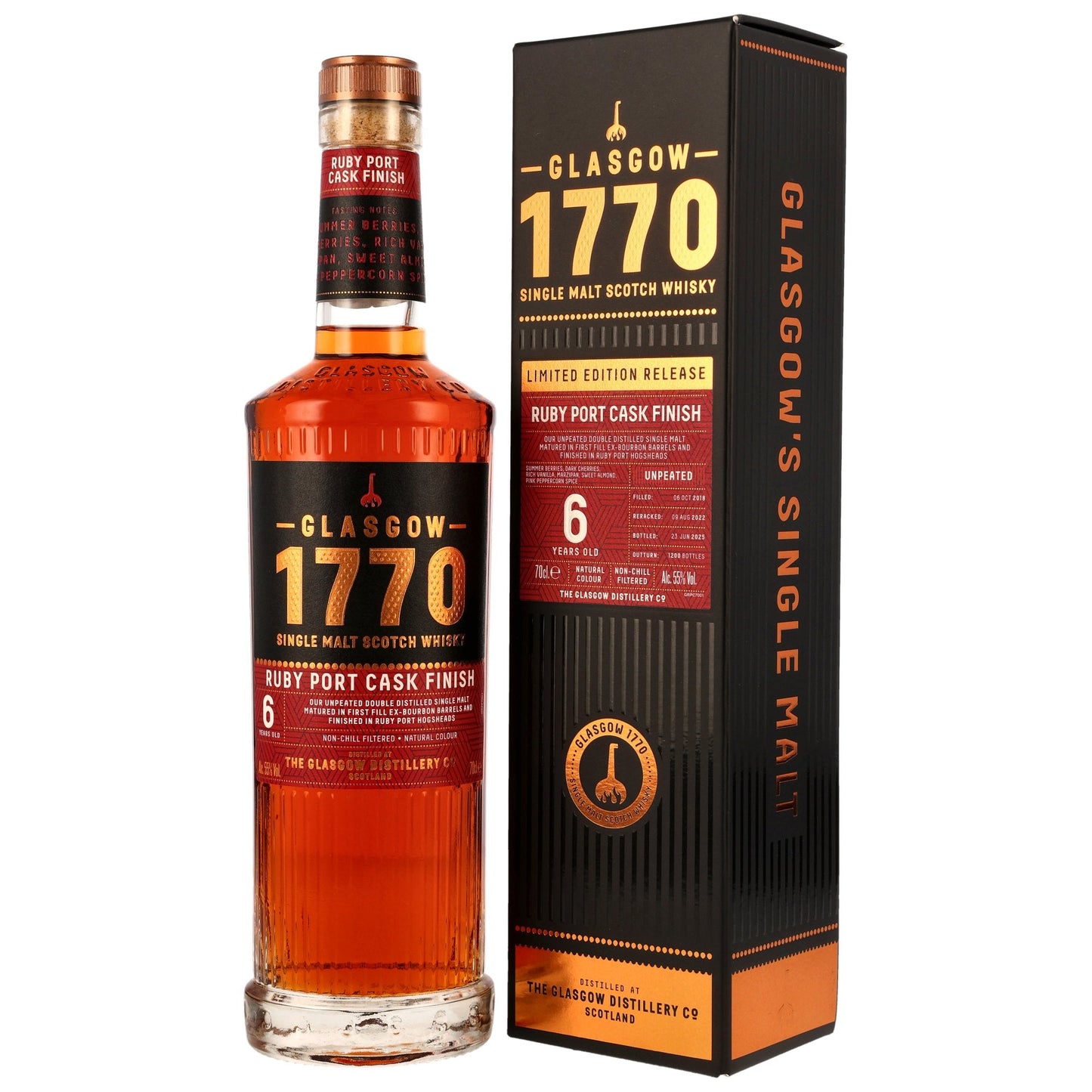 Glasgow 1770 6 2018/2025 - Ruby Port Cask Finish