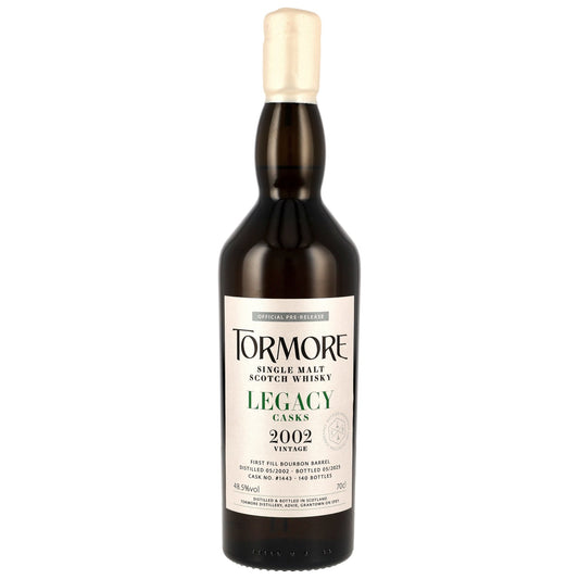 Tormore 22 2002/2025 - Legacy Casks - 1st Fill Bourbon Barel #1443