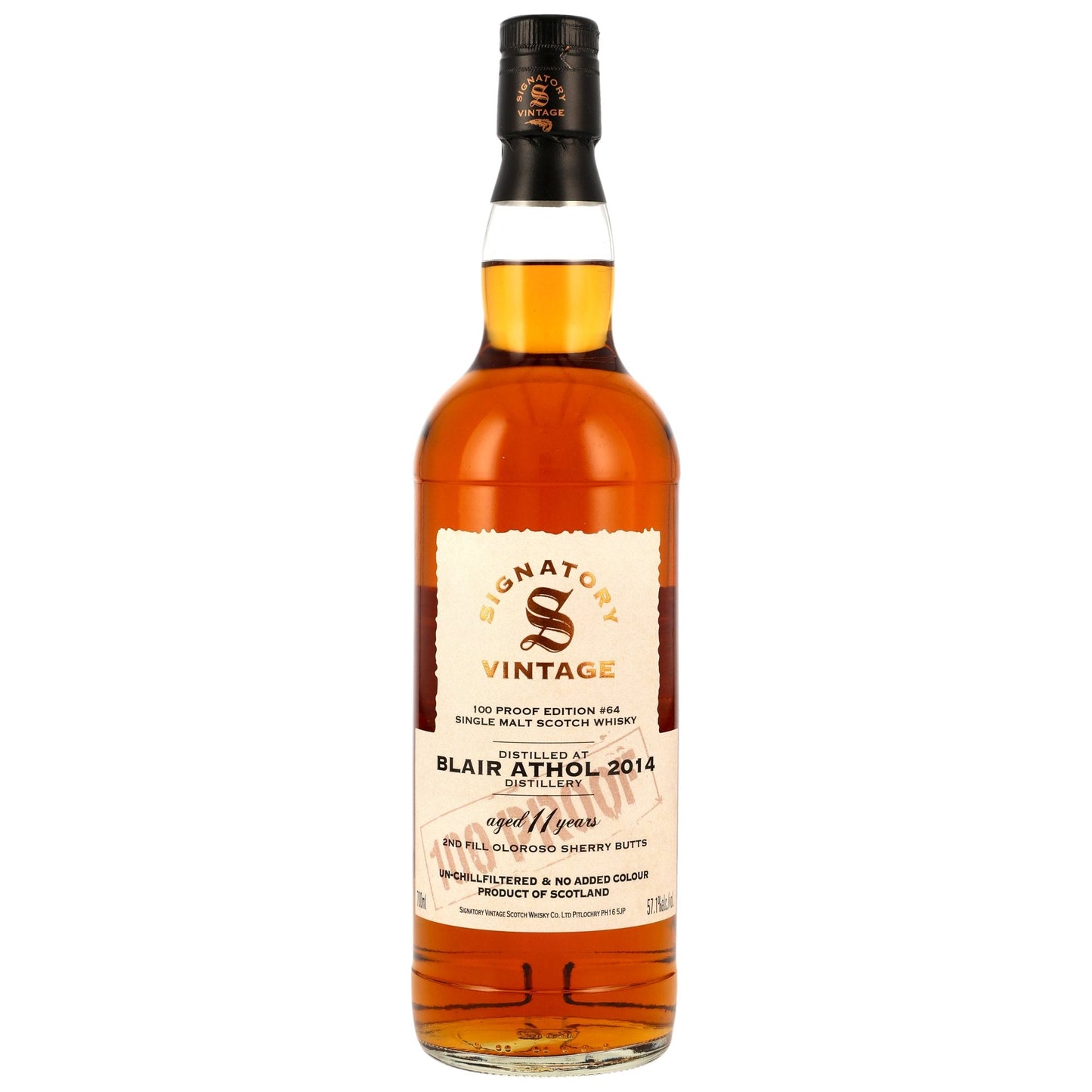 Blair Athol 11 2014/2025 - Signatory Vintage - 100 PROOF #64