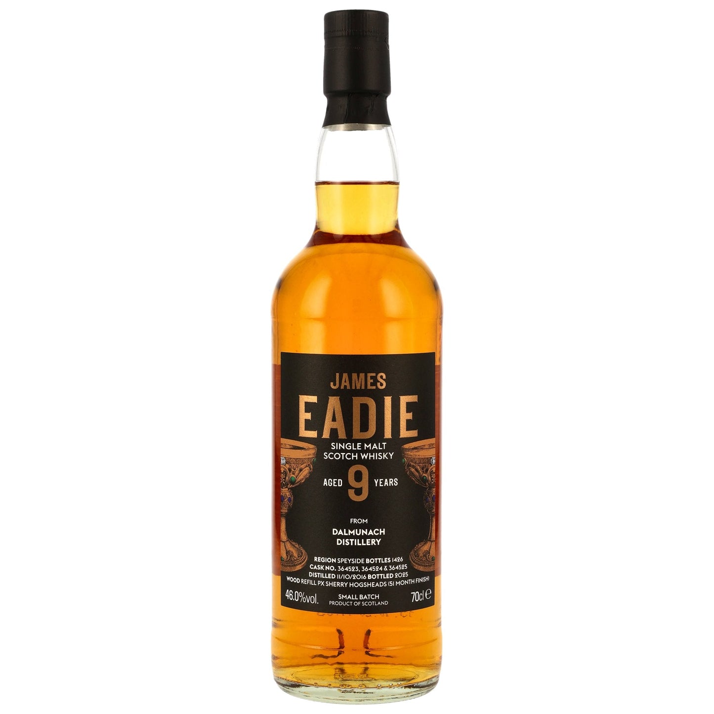 Dalmunach 9 2016/2025 - James Eadie - PX Sherry Hogsheads