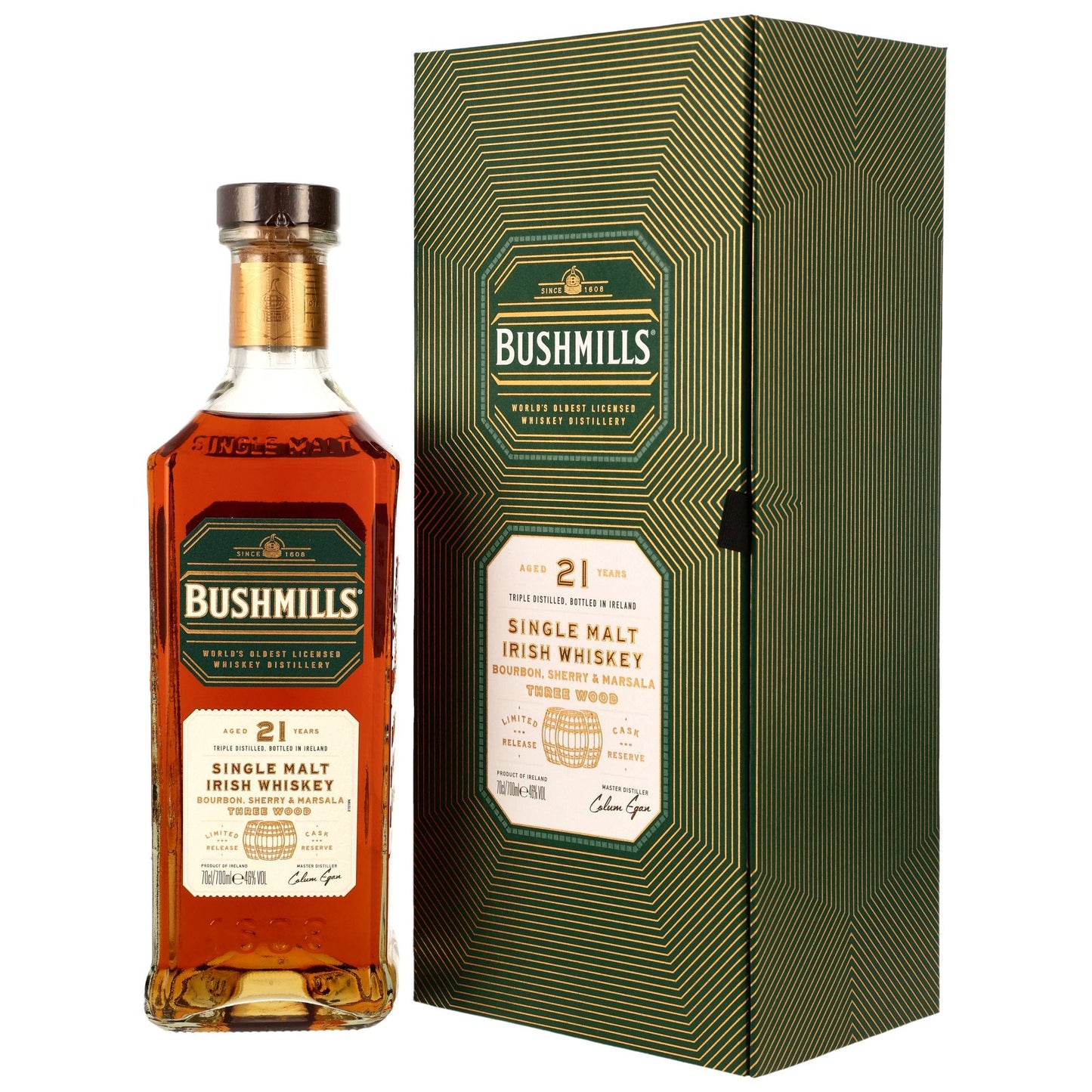 Bushmills 21 - Three Wood - Bourbon, Sherry & Marsala Casks