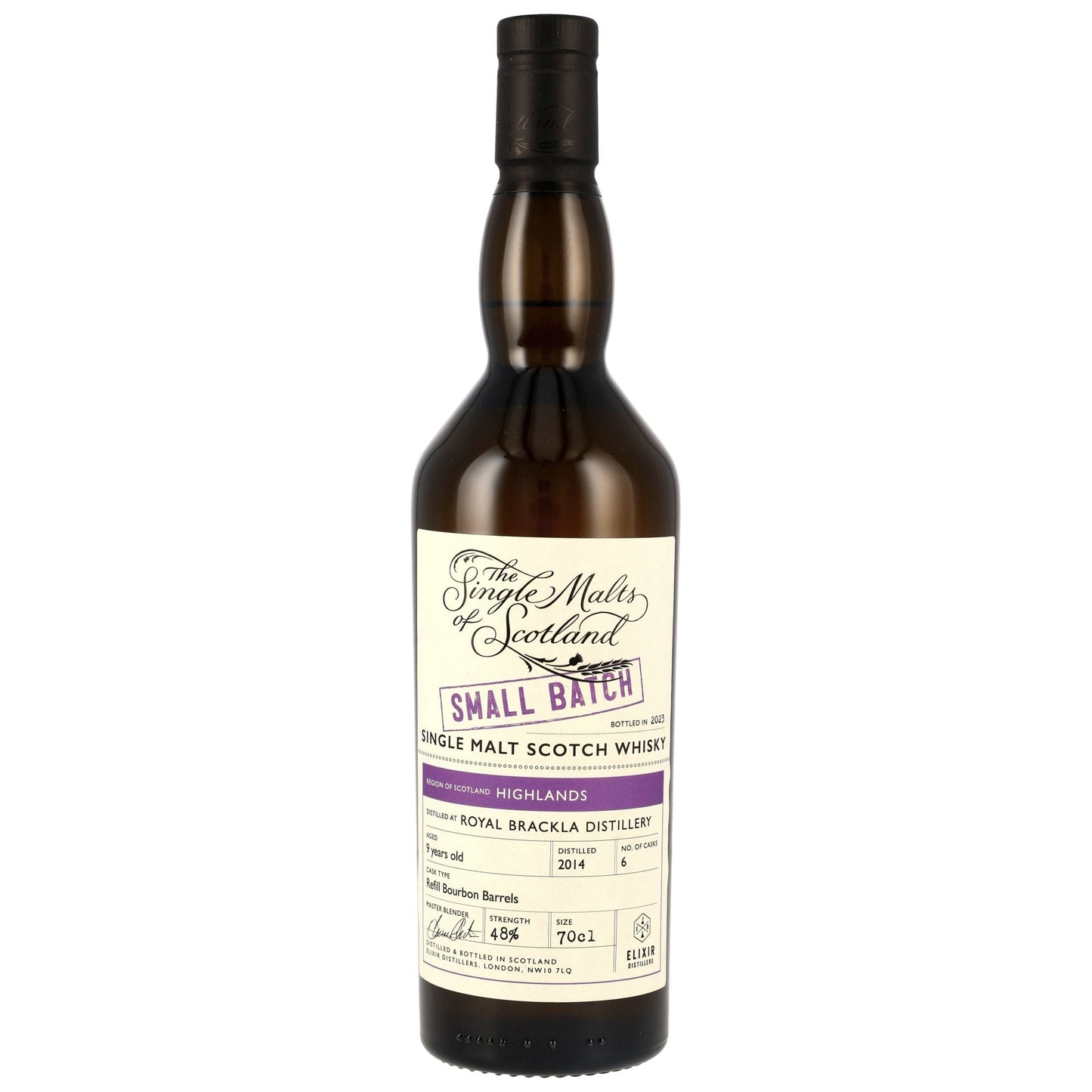 Royal Brackla 9 2014/2023 - Small Batch (SMoS) - Refill Bourbon Barrels
