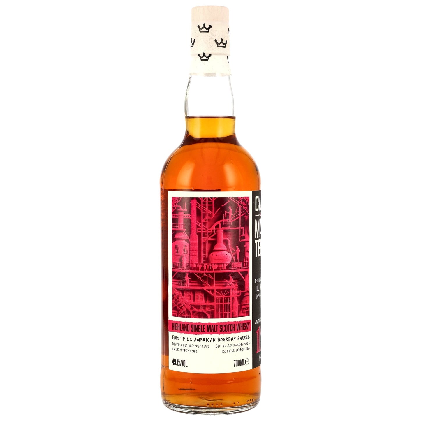 Tullibardine 12 2013/2025 - Cask Masters (Brave New Spirits) - 1st Fill Bourbon Barrel #187/2013