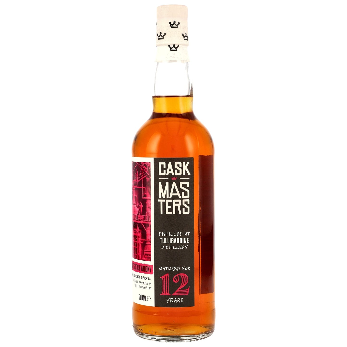 Tullibardine 12 2013/2025 - Cask Masters (Brave New Spirits) - 1st Fill Bourbon Barrel #187/2013