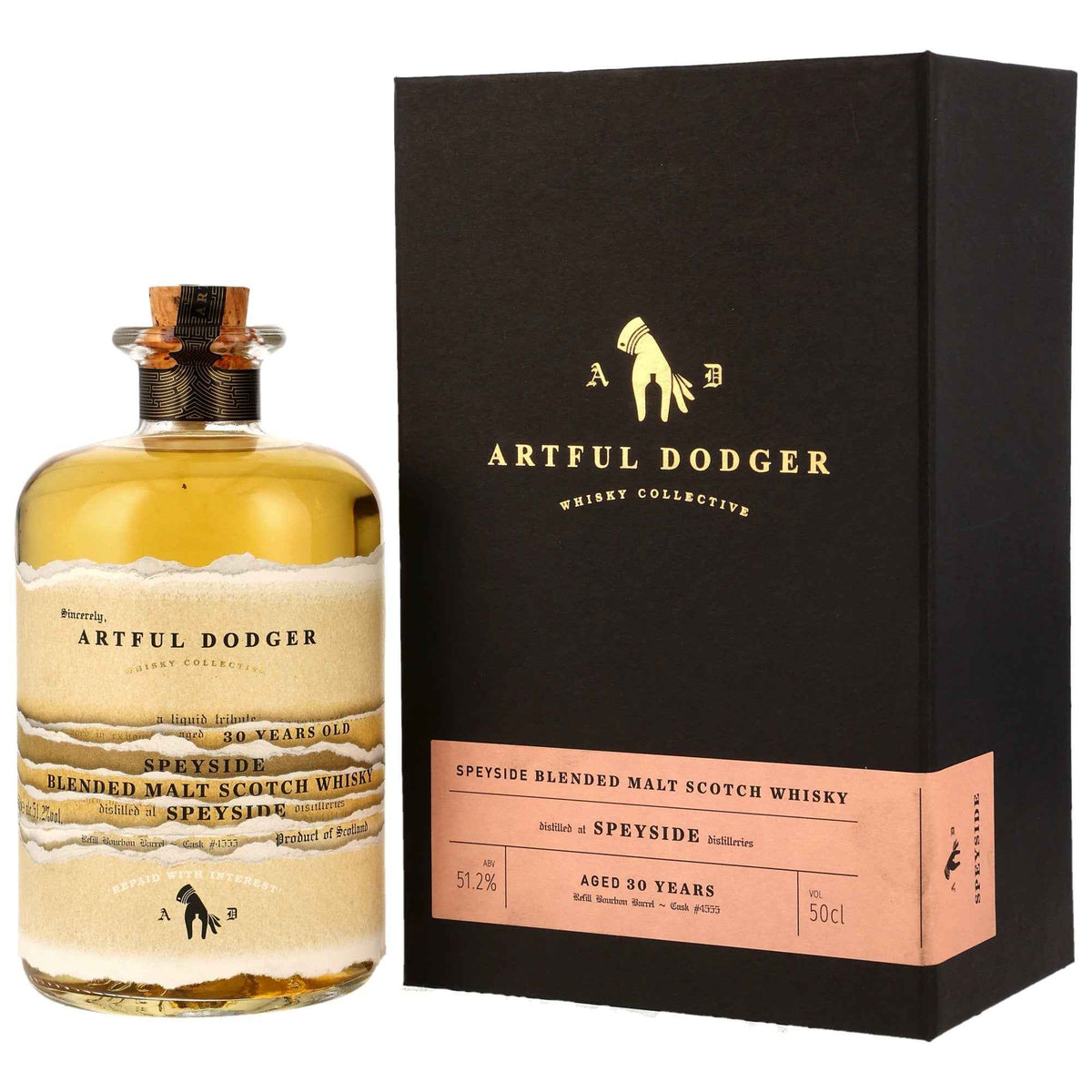 Speyside Blended Malt 30 1989/2020 - Artful Dodger - Refill Bourbon Barrel#4555