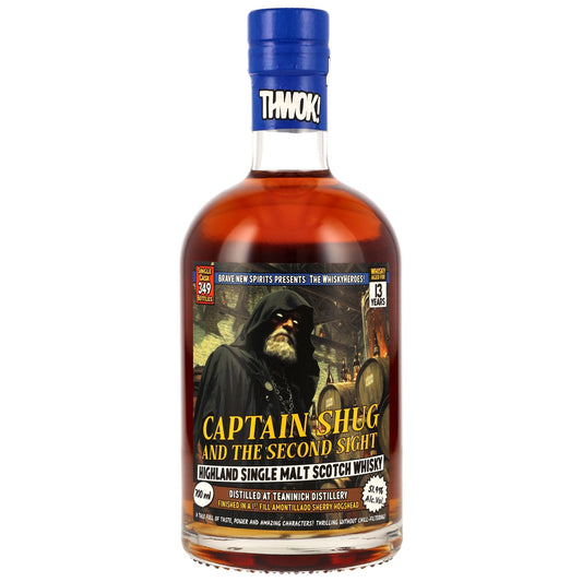 Teaninich 13 2012/2025 - Whisky Heroes: Captain Shug and the Second Sight - First Fill Amontillado Sherry Hogshead