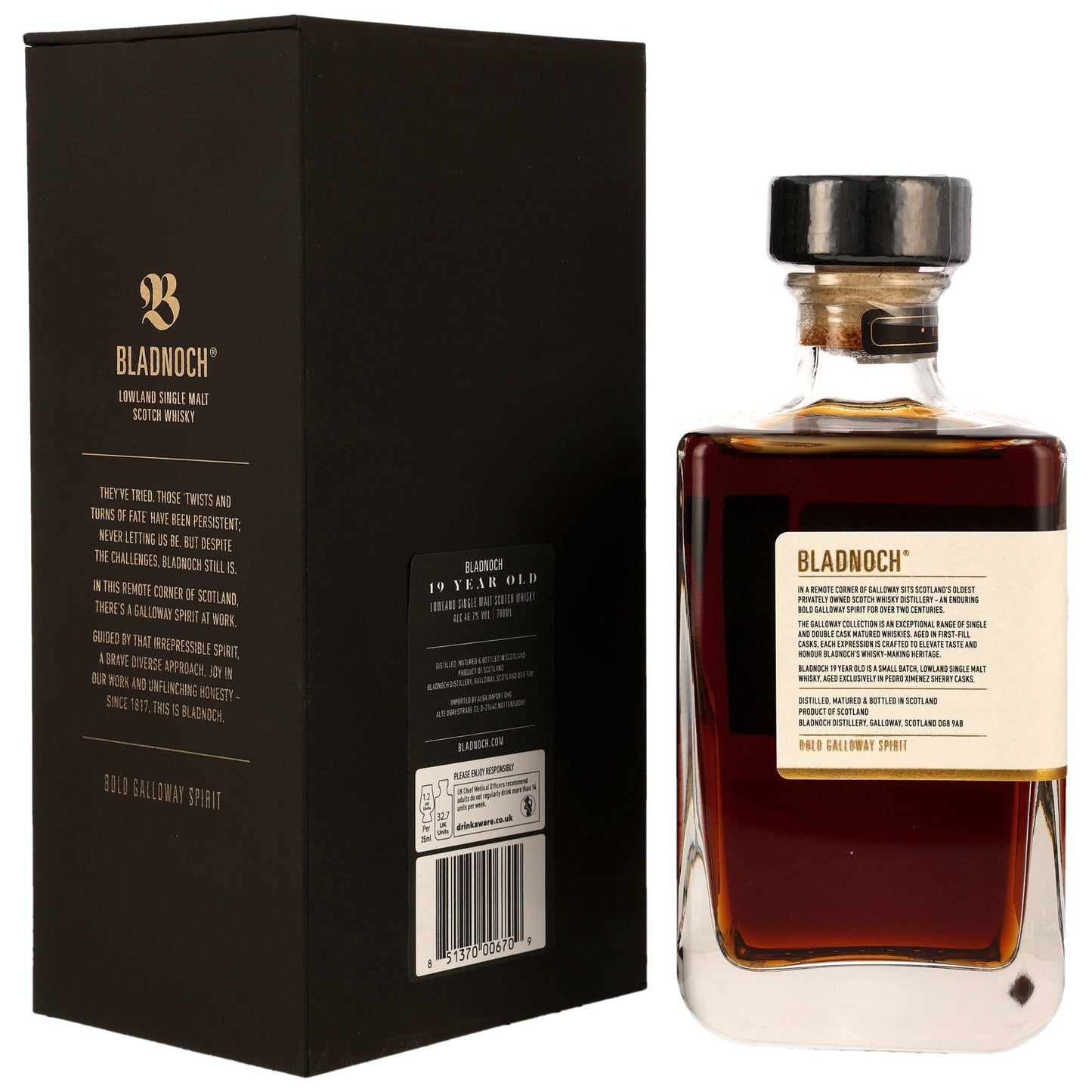 Bladnoch 19 - Galloway Edition - PX Sherry Cask