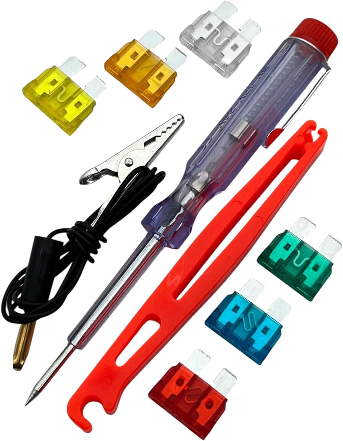 Kunststoff Sicherungen 19mm Typ 100 Flachsicherung Sortiment 93-tlg 5-30 Amper E