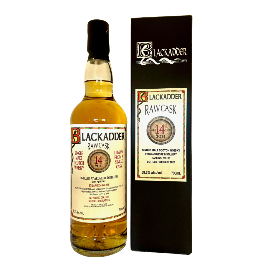 Ardmore 14 2011/2026 - Blackadder Raw Cask - Ex-Laphroaig Hogshead #800153