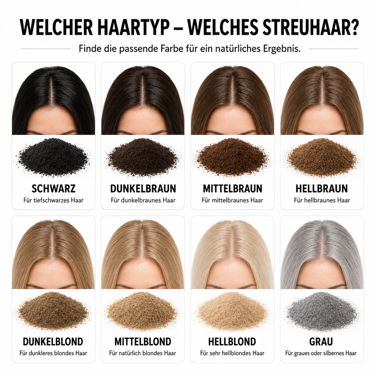 KÖ-HAIR FIBERS 30g Haarverdichter, Streuhaar, Schütthaar