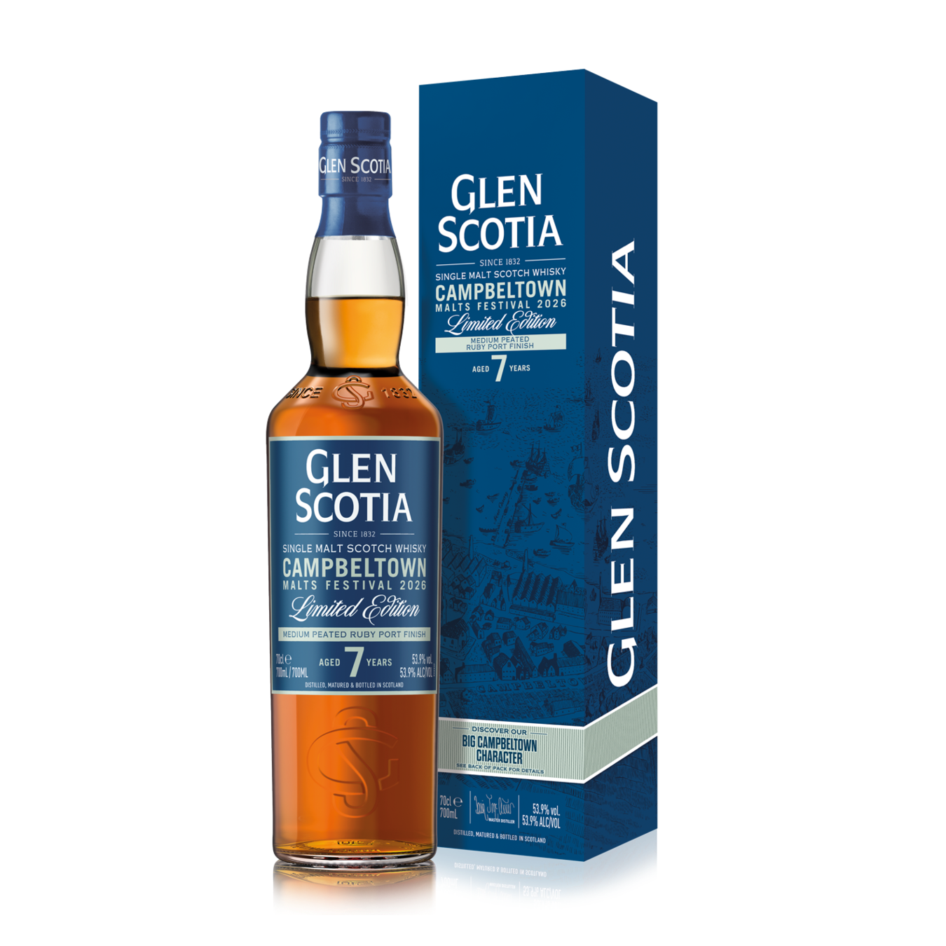 Glen Scotia 7 -  Medium Peated Ruby Port Cask Finish - Festival 2026