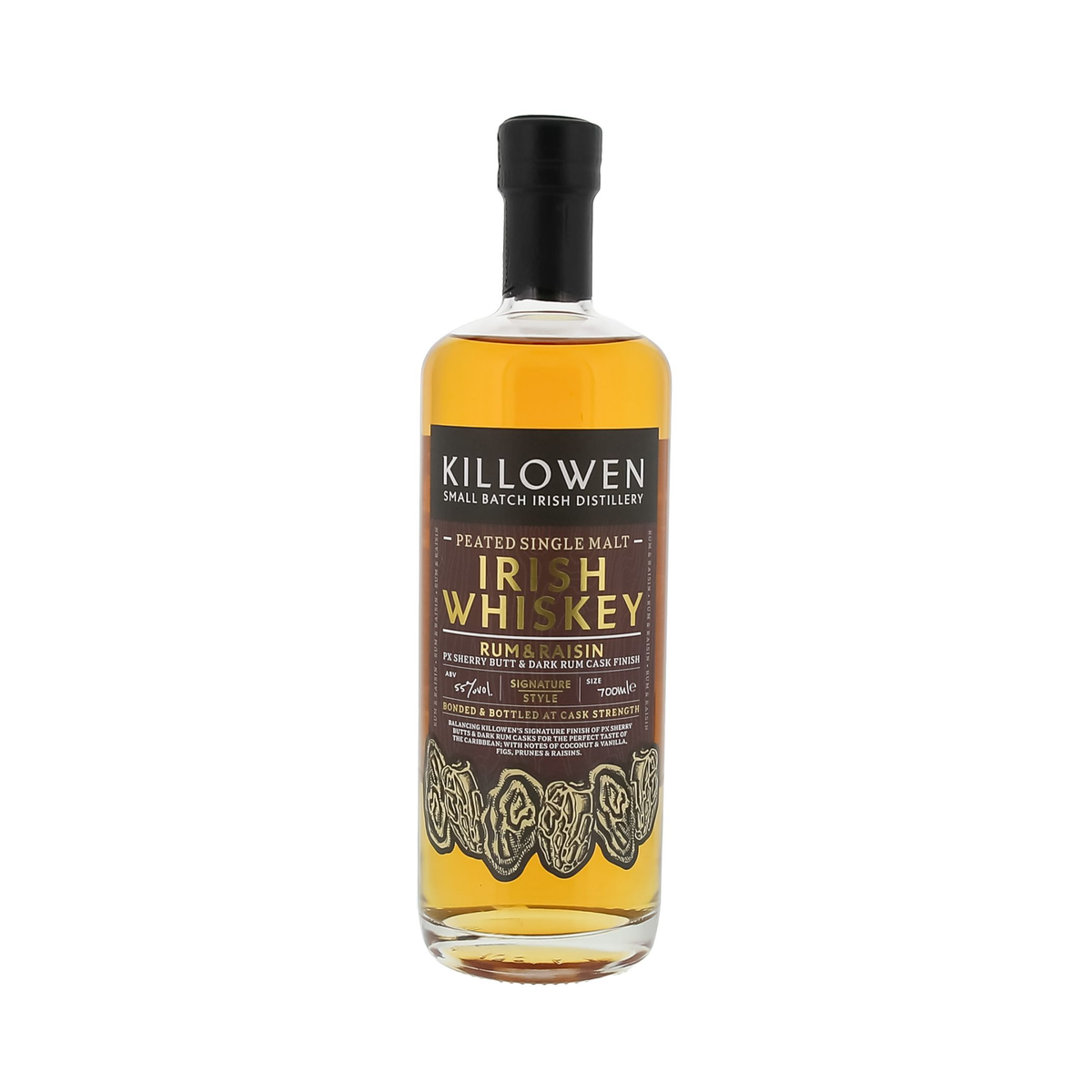 Killowen Peated - Rum & Raisin - Single Malt Irish Whiskey