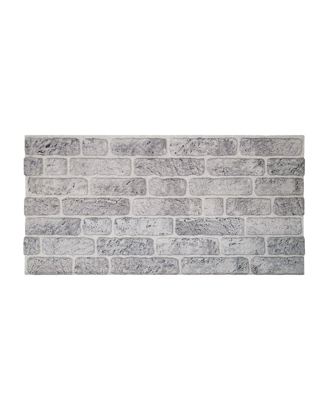 Wandverkleidung Steinoptik 50×100×2 cm | 3D Wandpaneele aus Styropor | White Grey L-1702