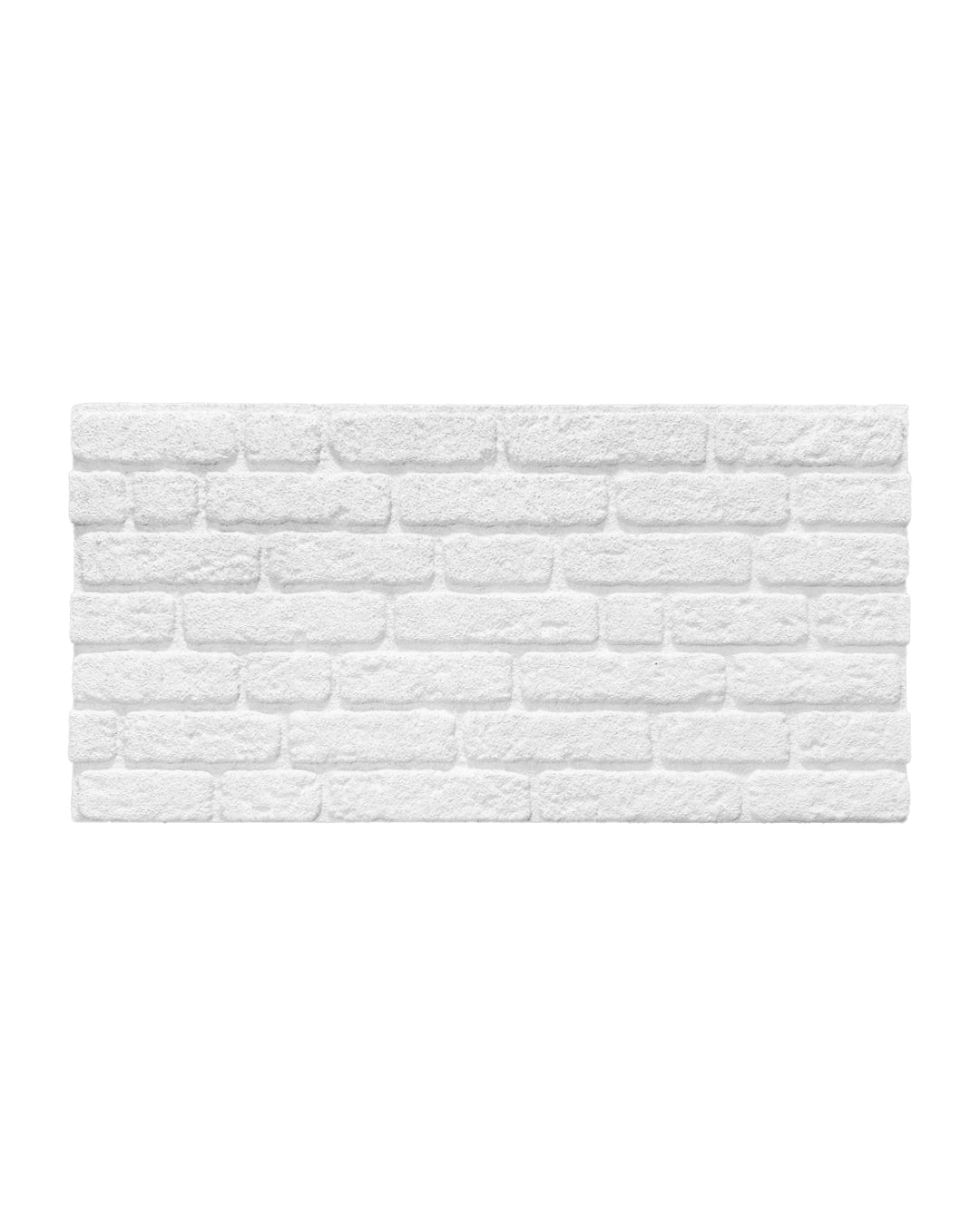 Wandverkleidung Steinoptik 50×100×2 cm | 3D Wandpaneele aus Styropor | White Snow L-1900