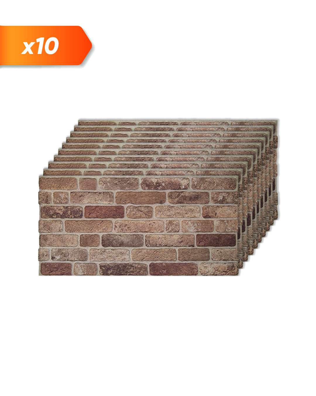 Wandverkleidung Steinoptik 50×100×2 cm | 3D Wandpaneele aus Styropor | Farmhouse Style L-1901