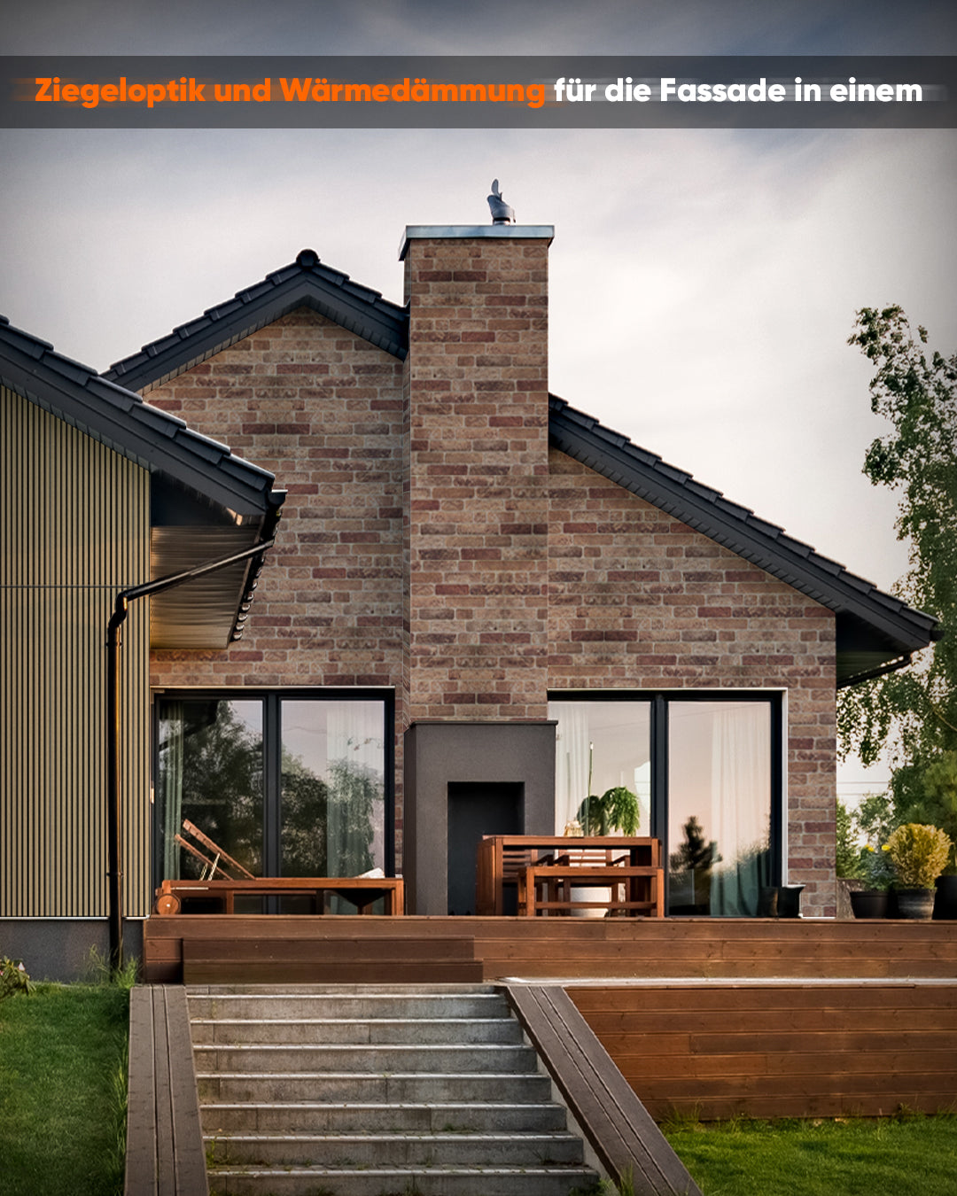 Wandverkleidung Steinoptik 50×100×2 cm | 3D Wandpaneele aus Styropor | Farmhouse Style L-1901