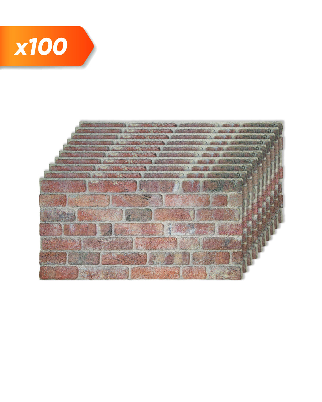 Wandverkleidung Steinoptik 50×100×2 cm | 3D Wandpaneele aus Styropor | Stone Bridge L-1902
