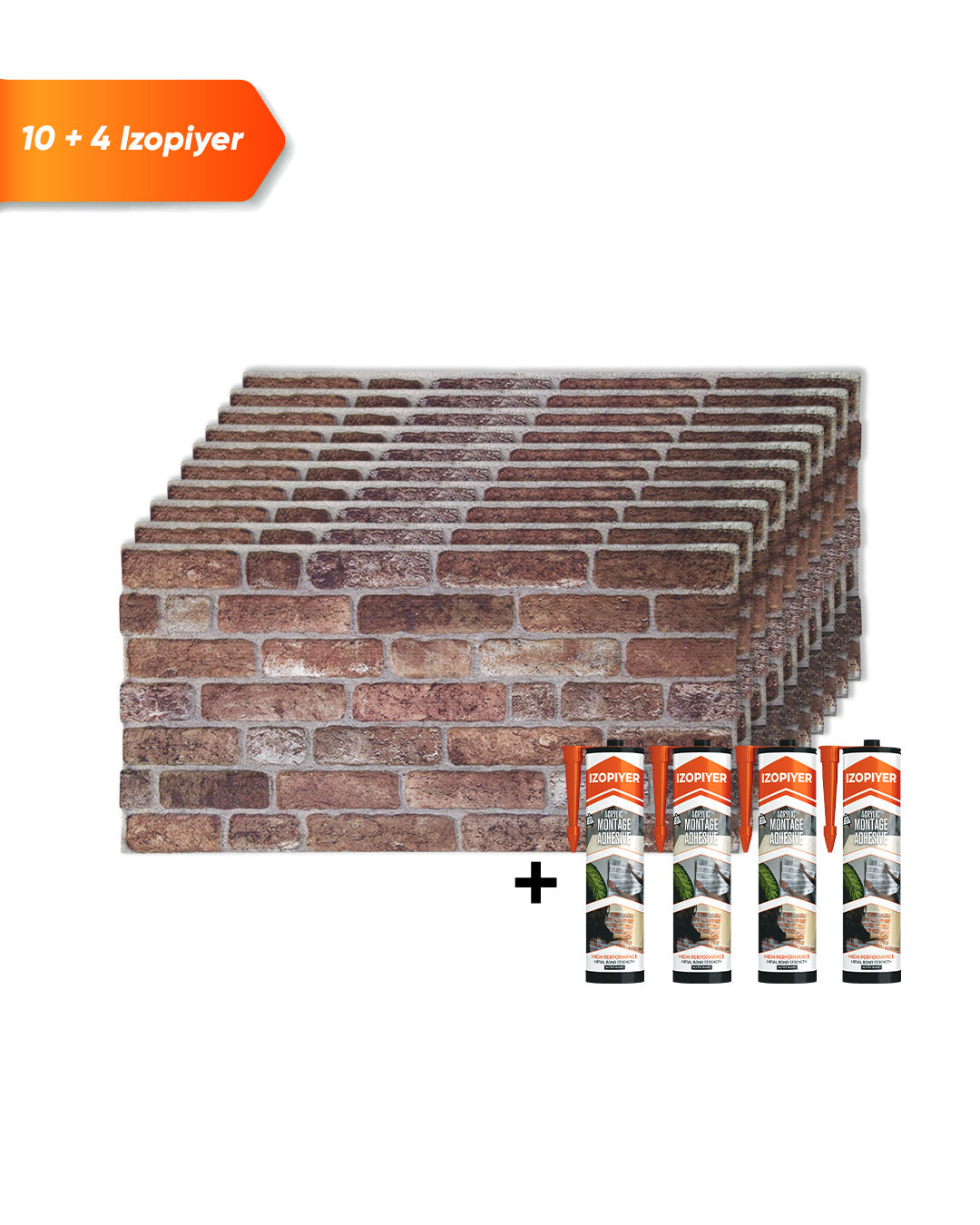 Wandverkleidung Steinoptik 50×100×2 cm | 3D Wandpaneele aus Styropor | Old Castle L-1907