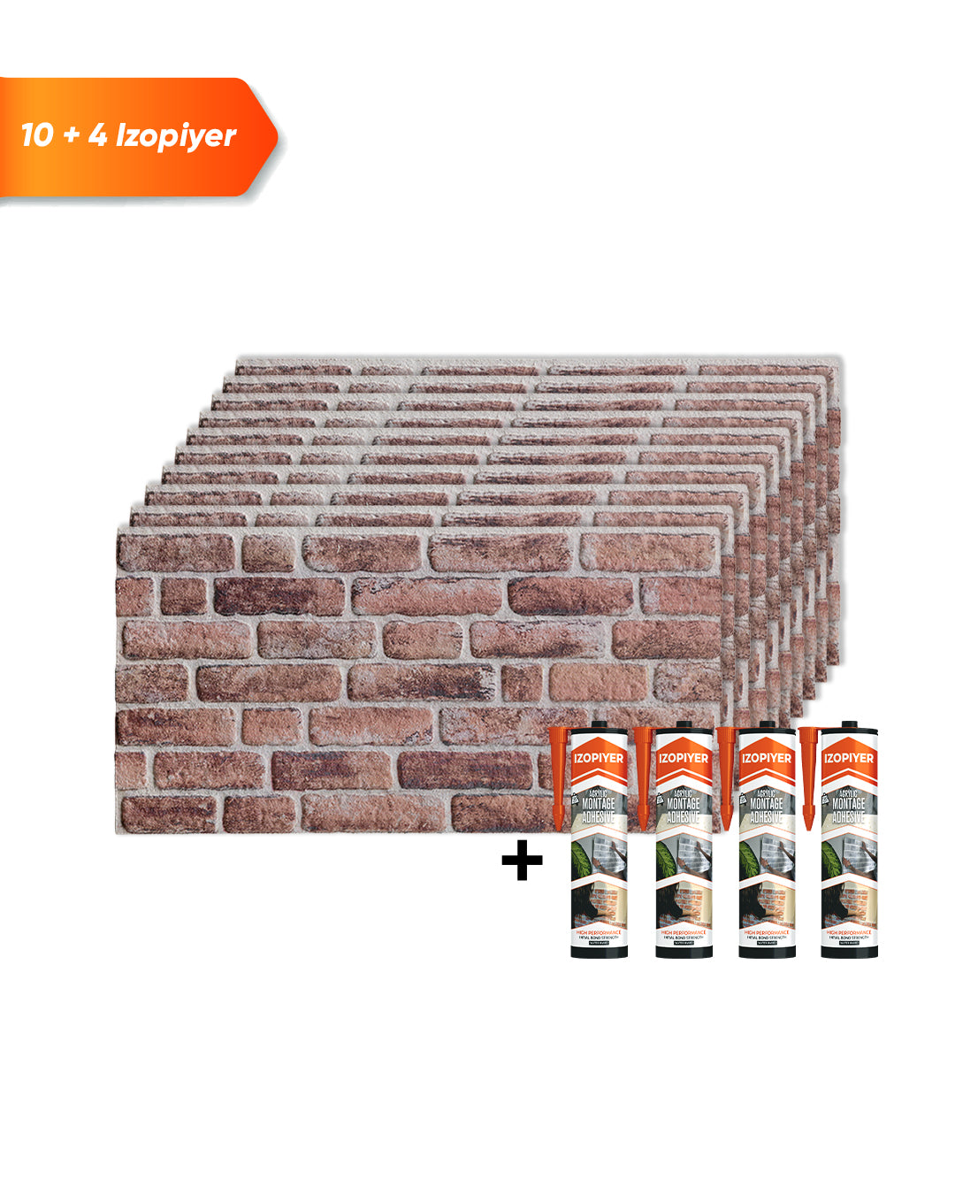 Wandverkleidung Steinoptik 50×100×2 cm | 3D Wandpaneele aus Styropor | Honey Coffee L-1919