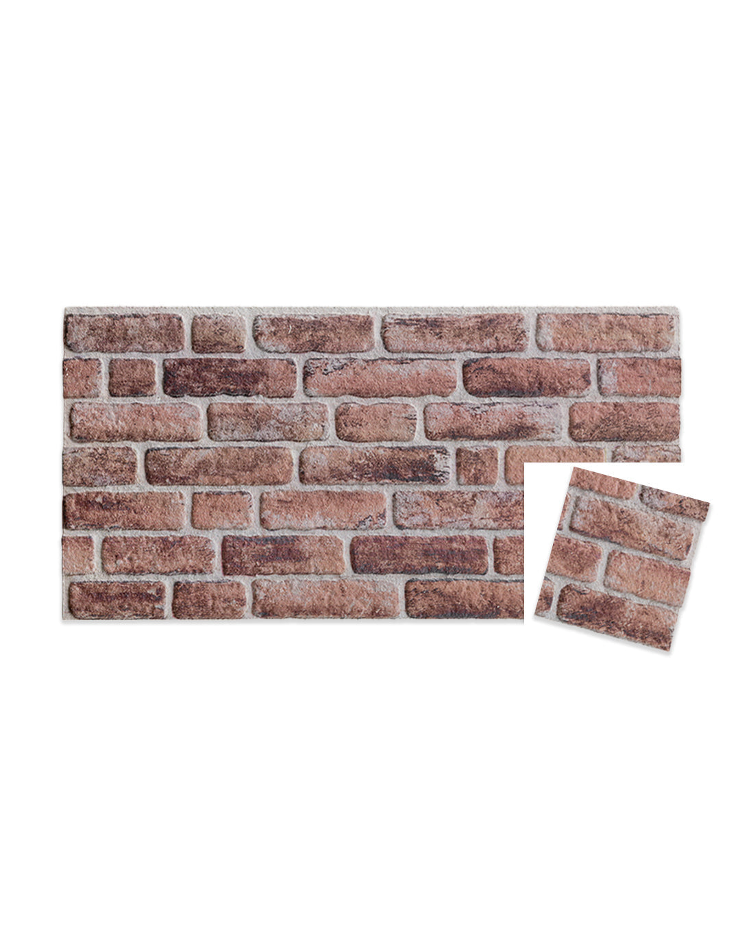 Wandverkleidung Steinoptik 50×100×2 cm | 3D Wandpaneele aus Styropor | Honey Coffee L-1919